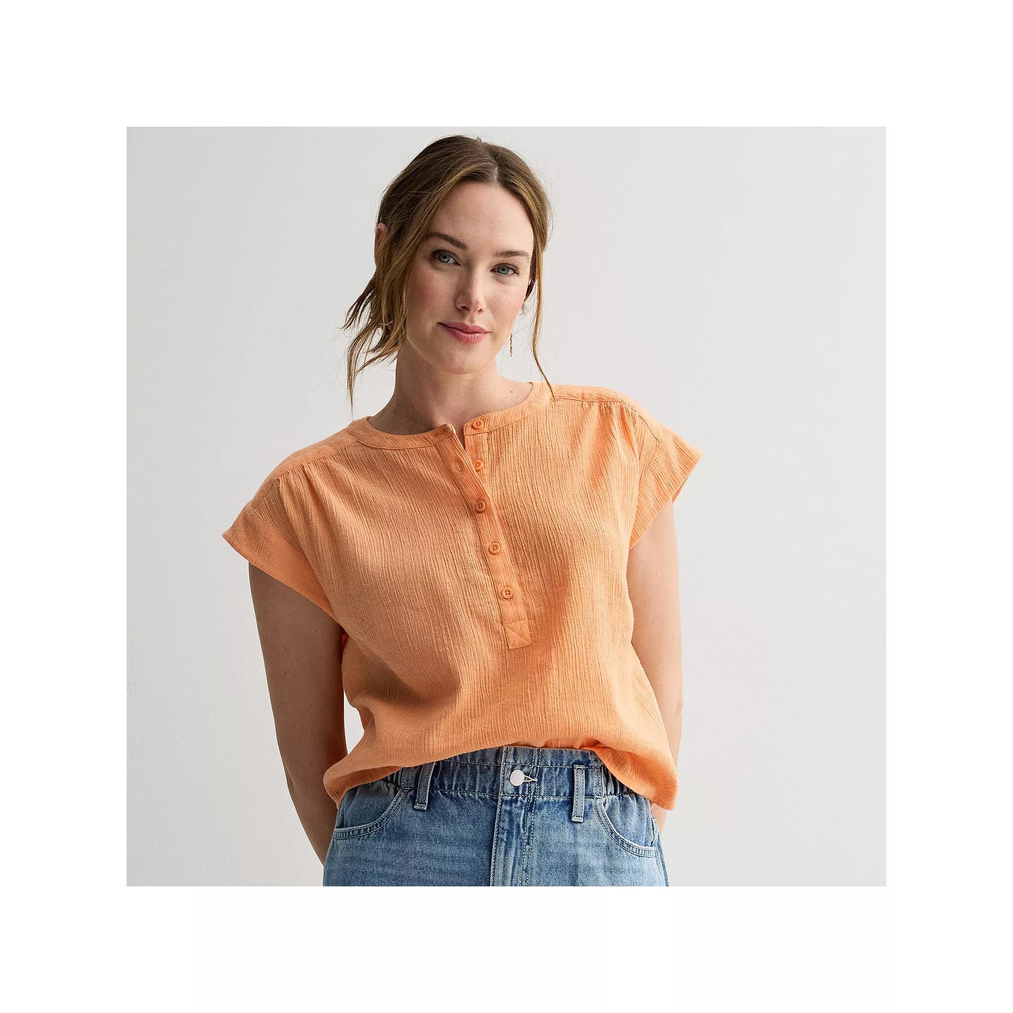 Women's Sonoma Goods For Life® Dolman Sleeve Popover Top, Size: Large, Pink Spritz Product Image