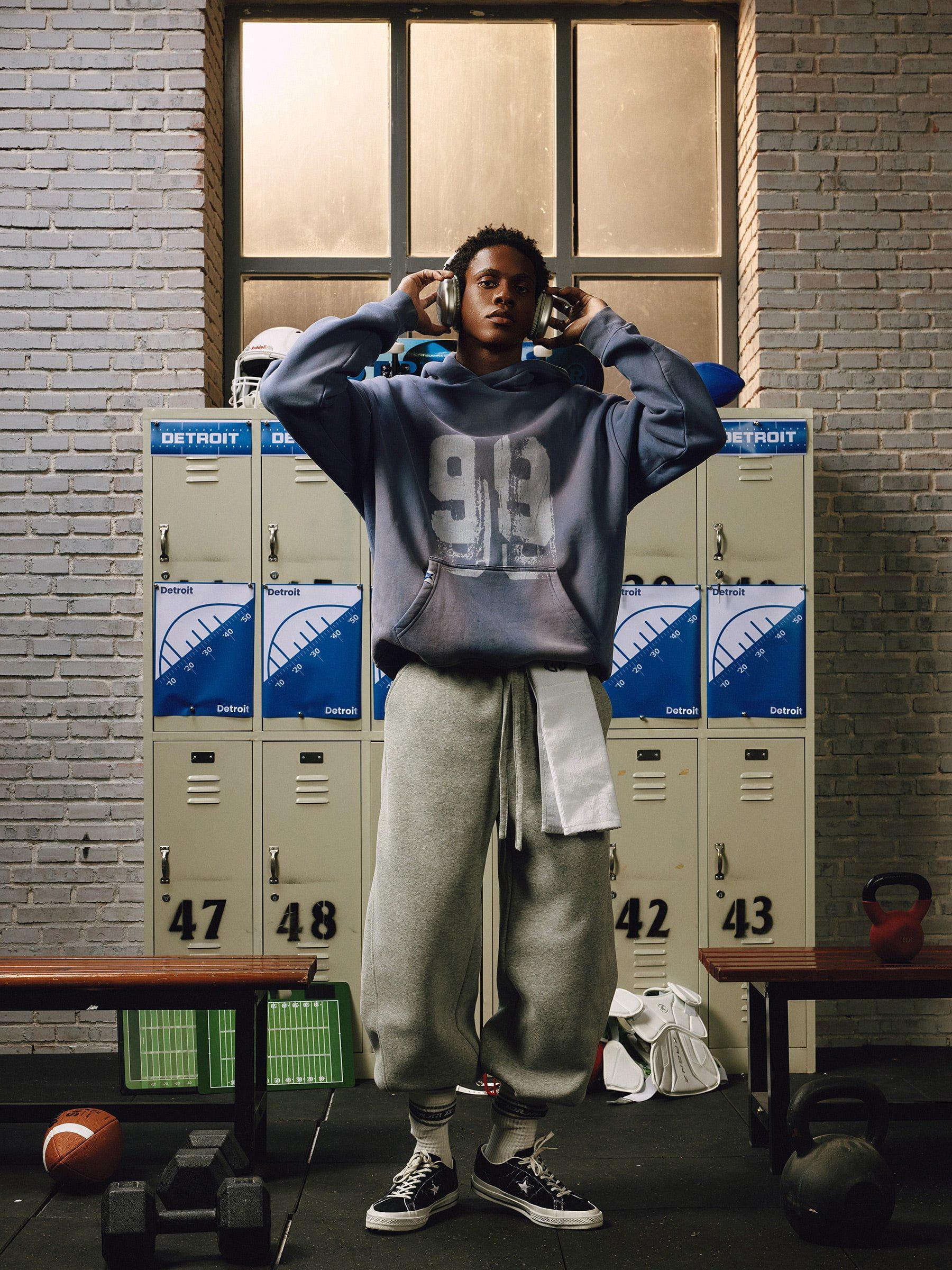 Aelfric Eden Graffiti Number Hoodie Product Image