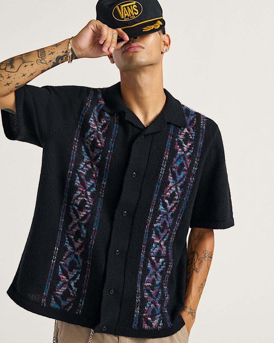 Scrambled Vans Snapback Hat in Black| Vans US Product Image