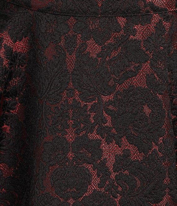 Bryn Walker Grange Brocade Rosa Nera Print High Low Coordinating Skirt Product Image