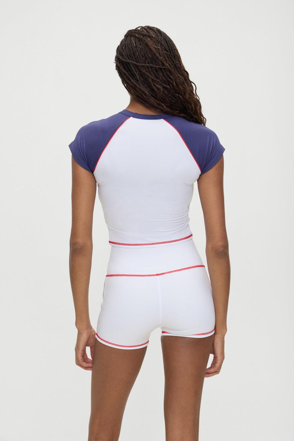 Track Star Cropped Tee - Team Colors Product Image