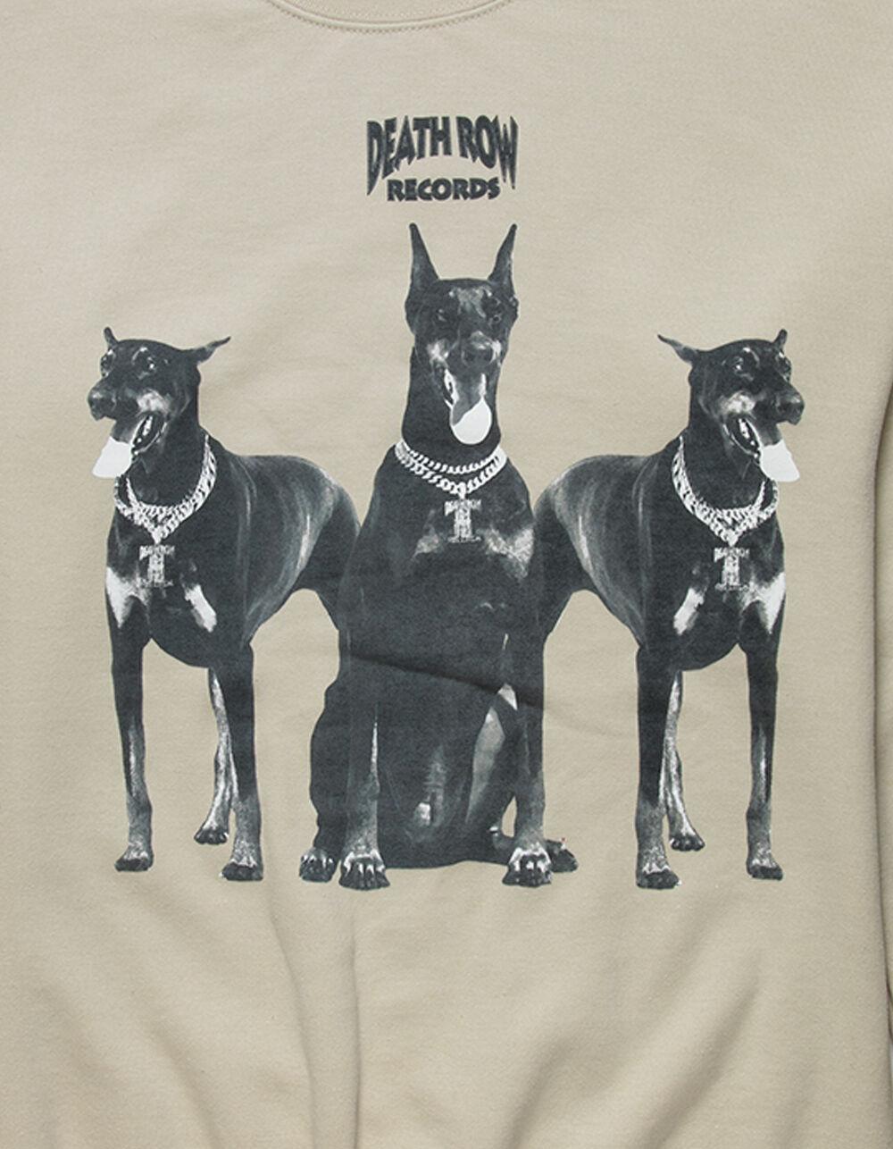 DEATH ROW RECORDS Mens Crewneck Sweatshirt - SAND Product Image