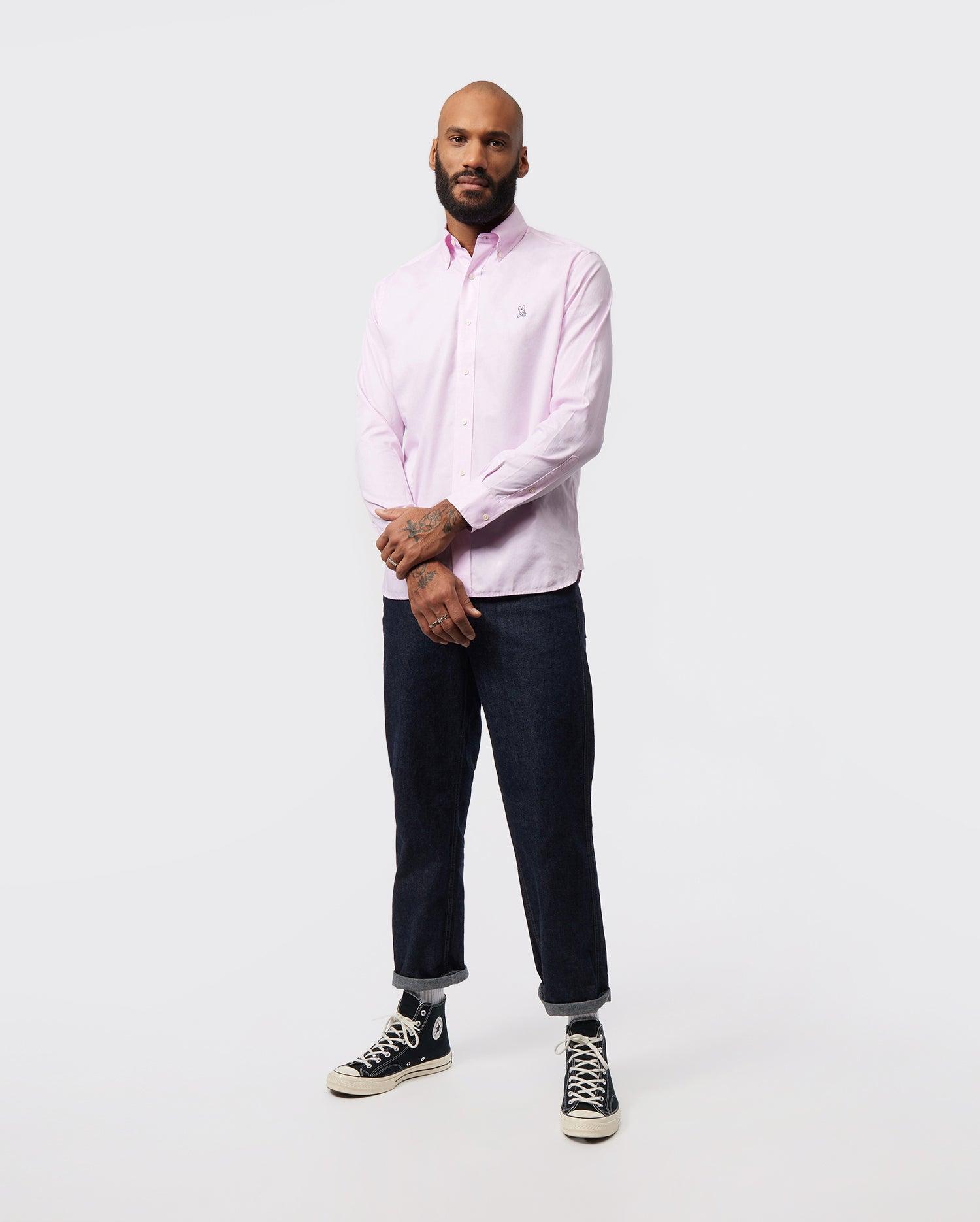 MENS CLASSIC OXFORD LONG SLEEVE SHIRT - B6C655X1PC Male Product Image