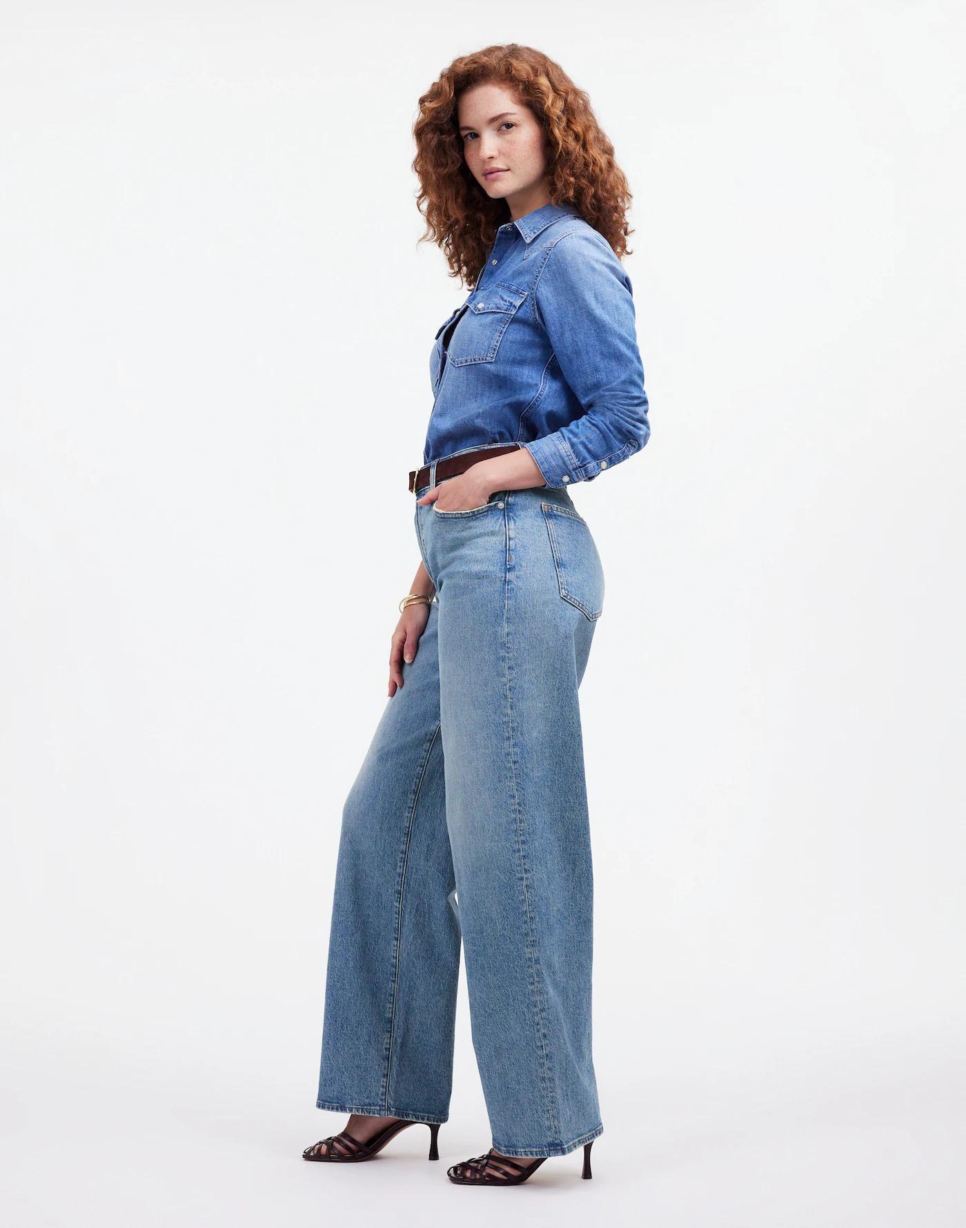 The Curvy Perfect Vintage Wide-Leg Jean Product Image