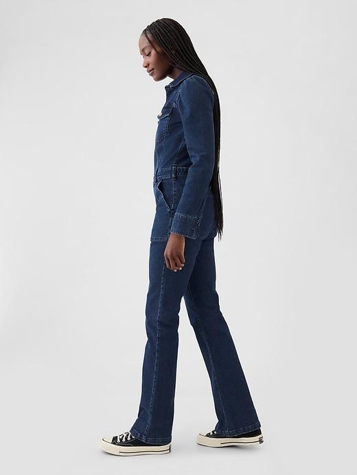 Western Denim Jumpsuit Product Image