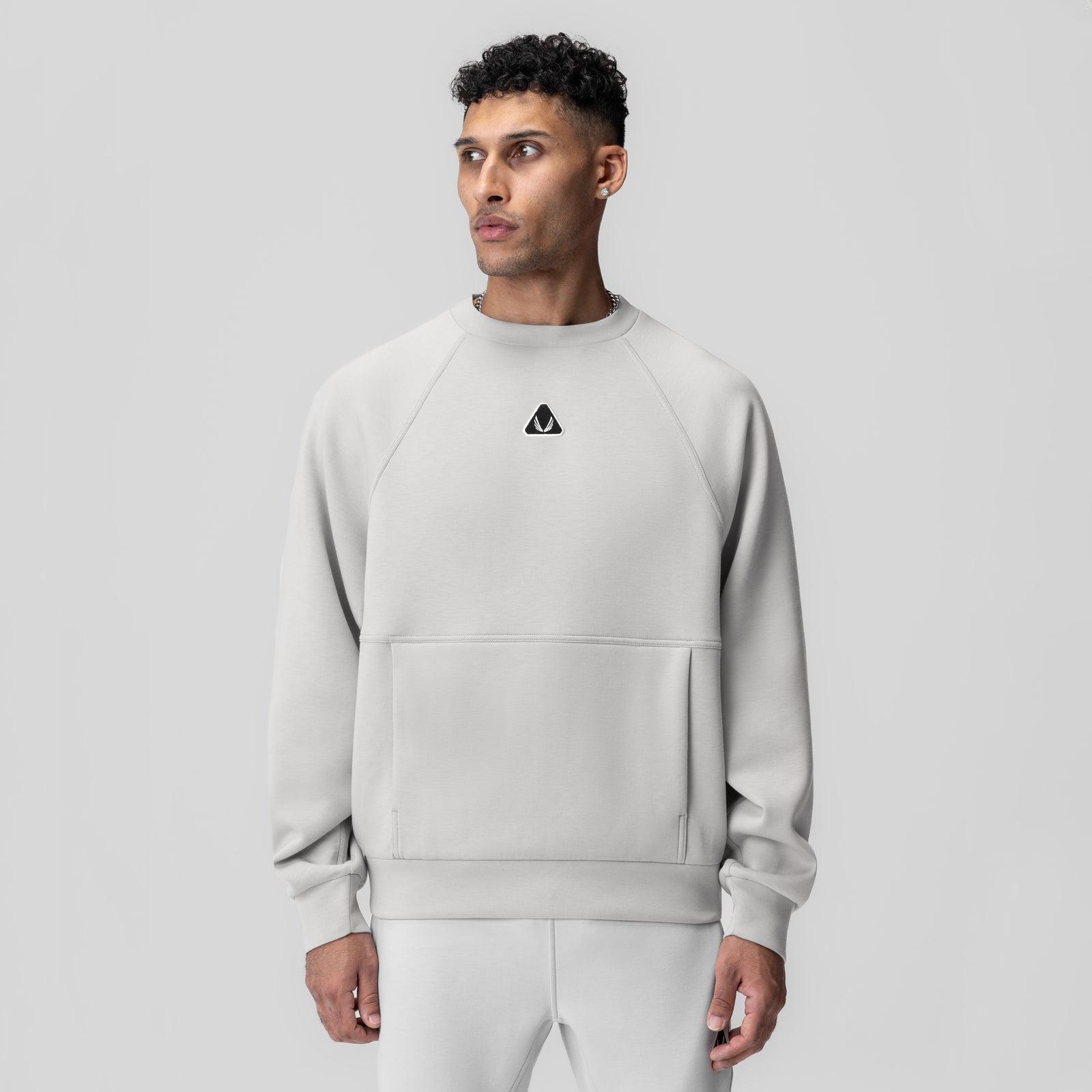 1020. Dri-Core™ Oversized Crewneck - Light Grey Product Image