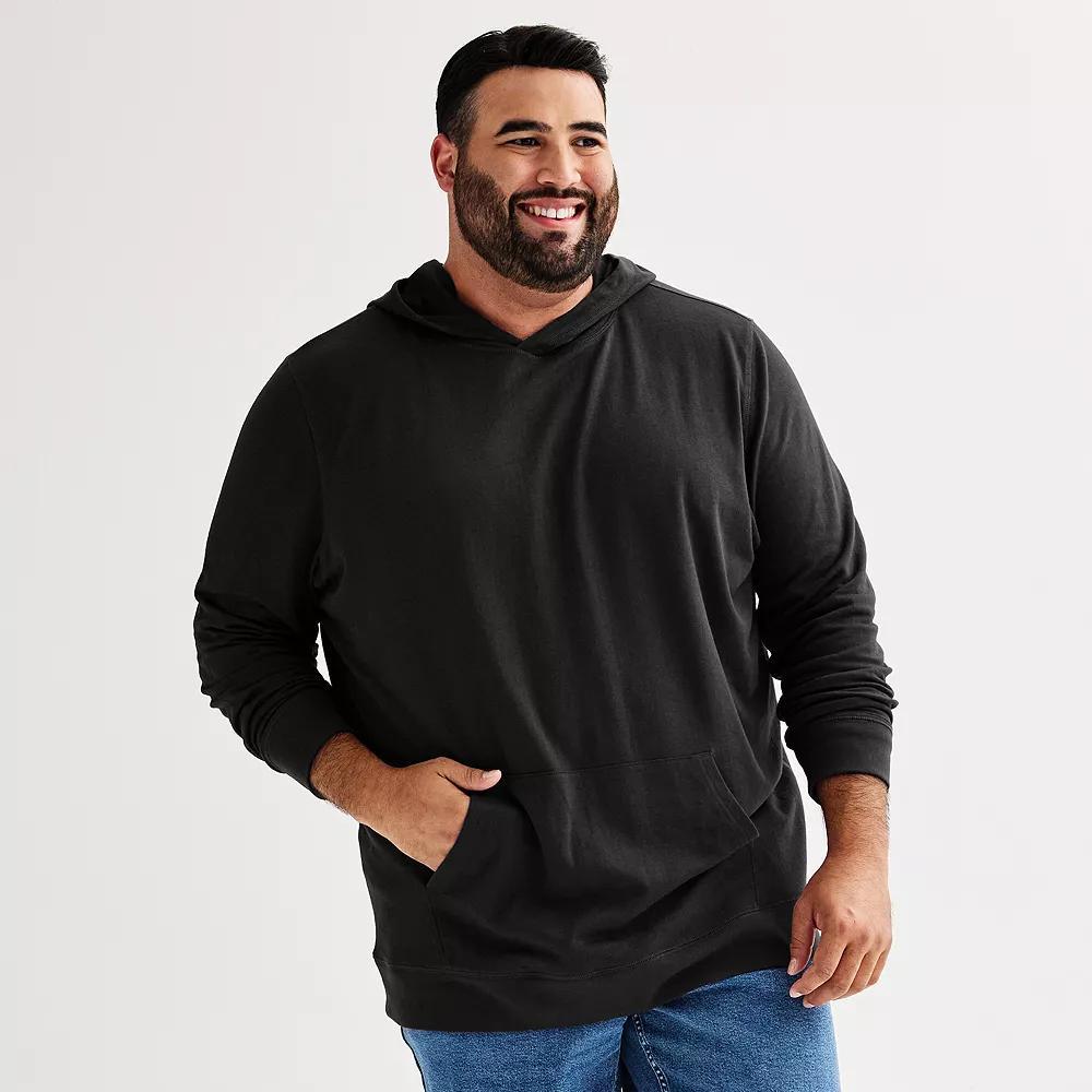 Big & Tall Sonoma Goods For Life Supersoft Double-Knit Hoodie, Mens Product Image