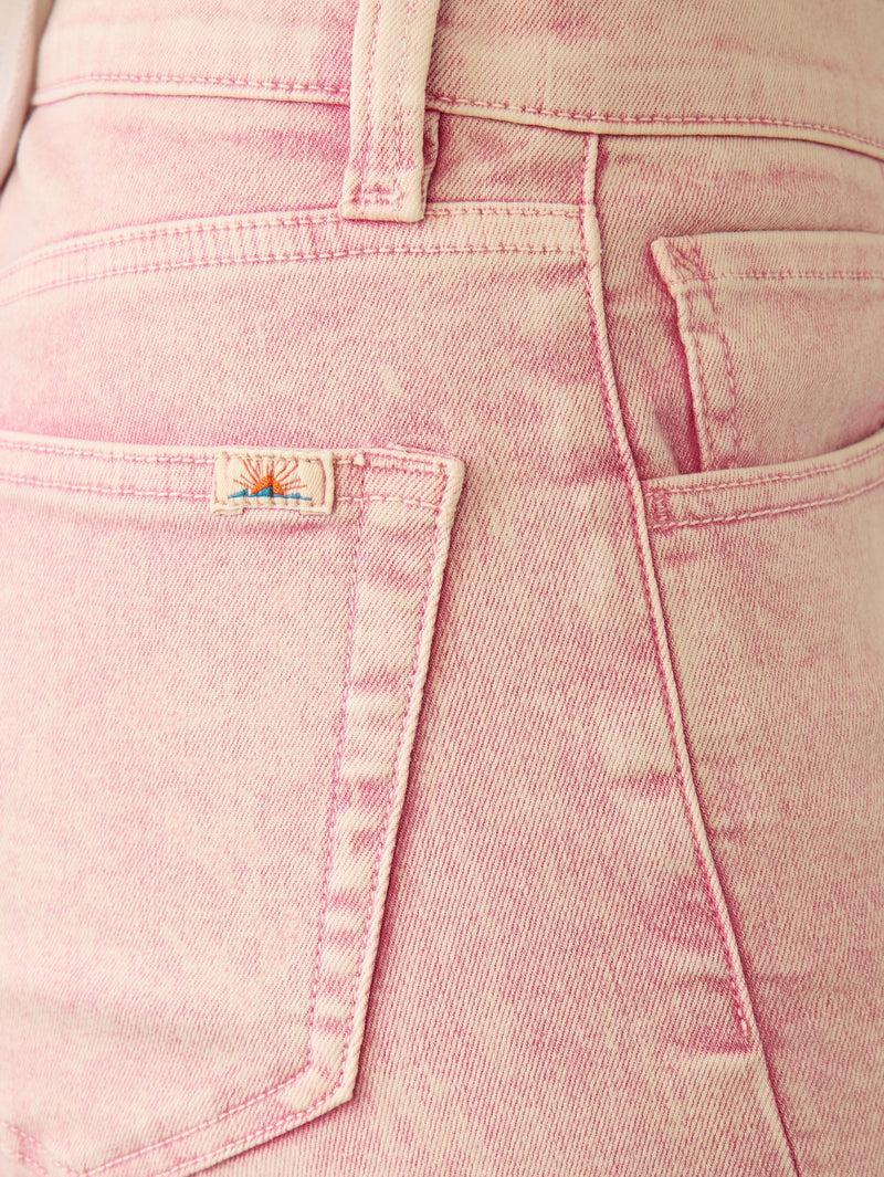 Slim Straight Sunwashed Denim - Baroque Rose Product Image
