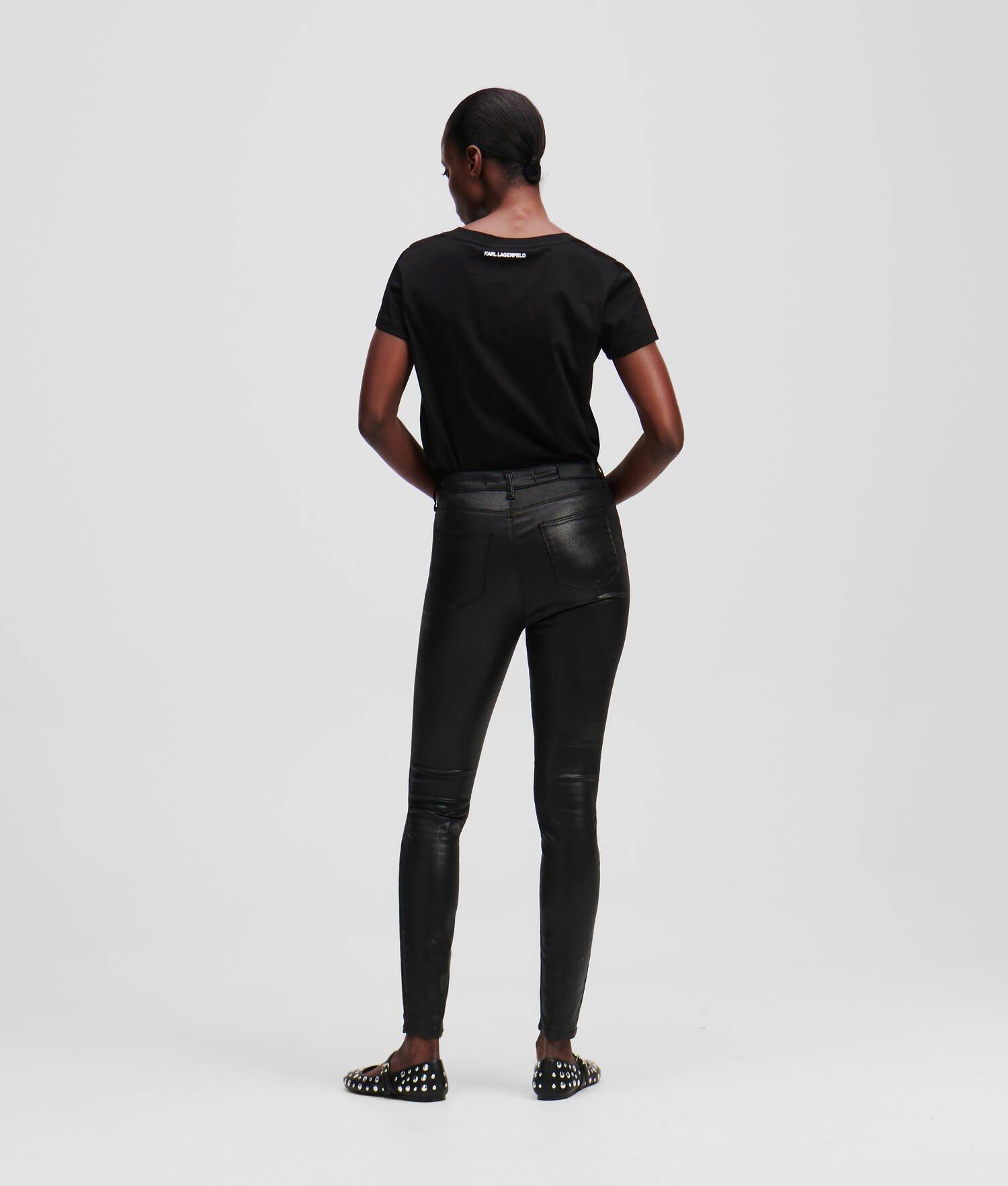 METALLIC SKINNY JEANS Product Image