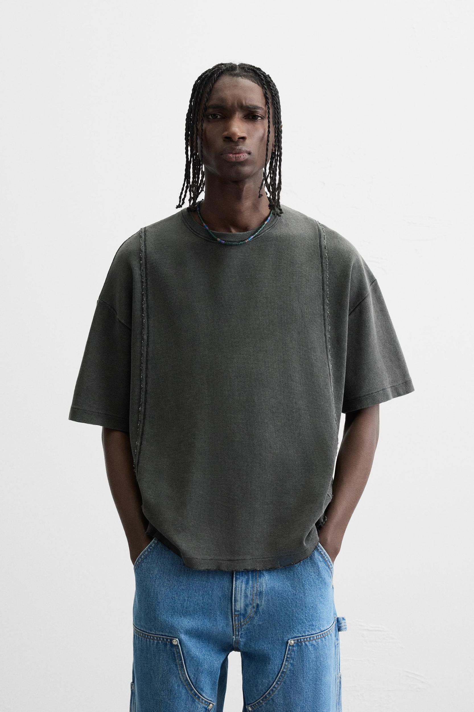 WASHED KNIT T-SHIRT Product Image