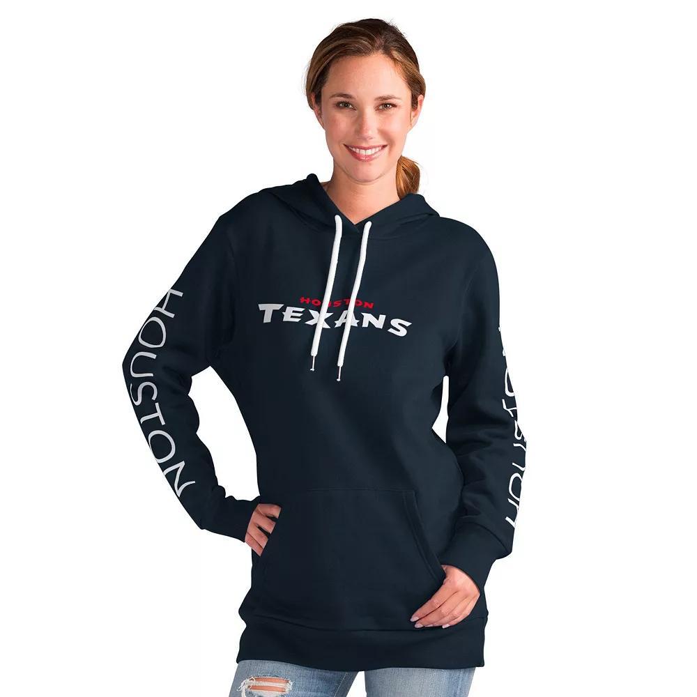 Women's G-III 4Her by Carl Banks Red Houston Rockets Base Coach Pullover Hoodie, Size: XL Product Image
