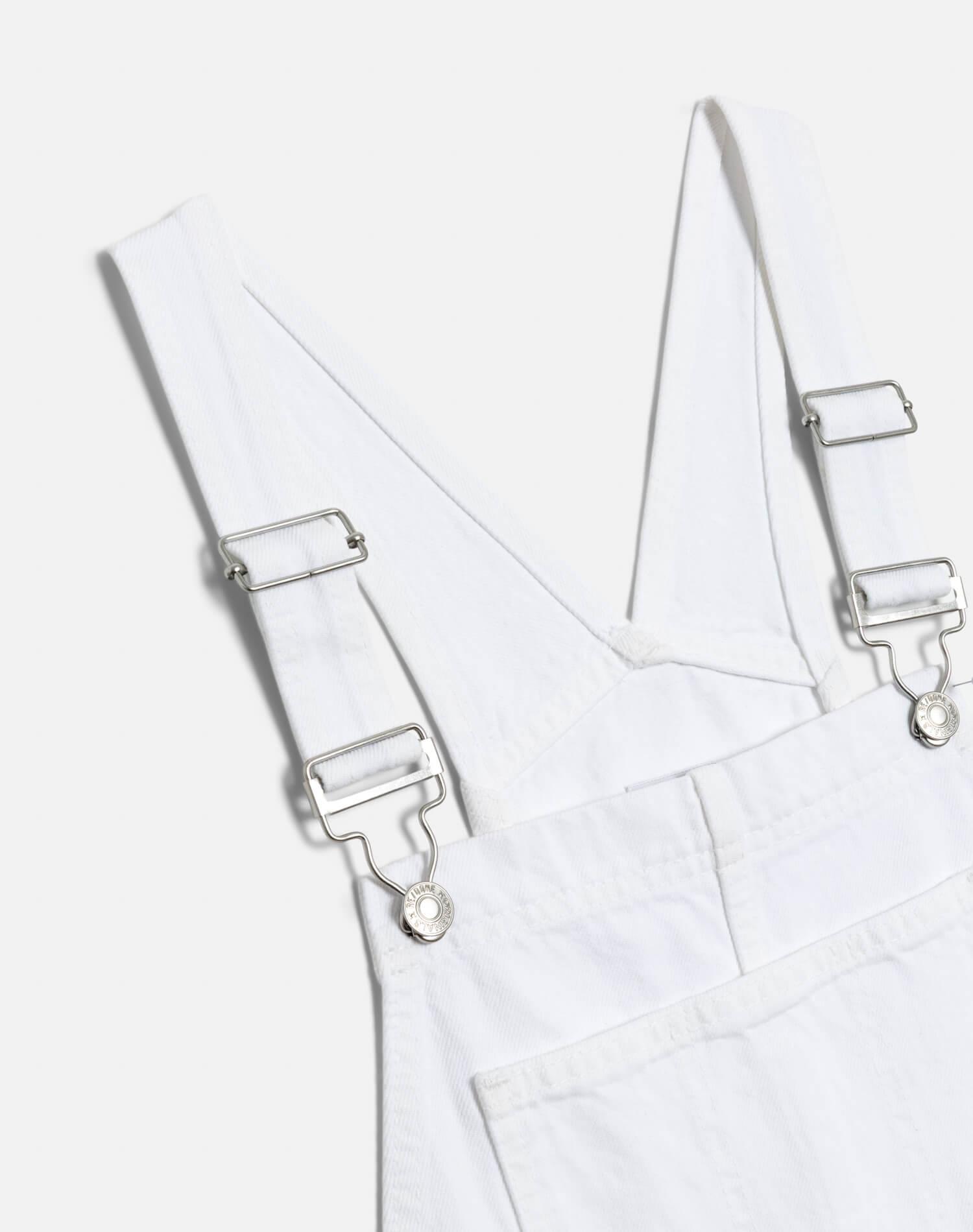 The Overall Dress - White Product Image