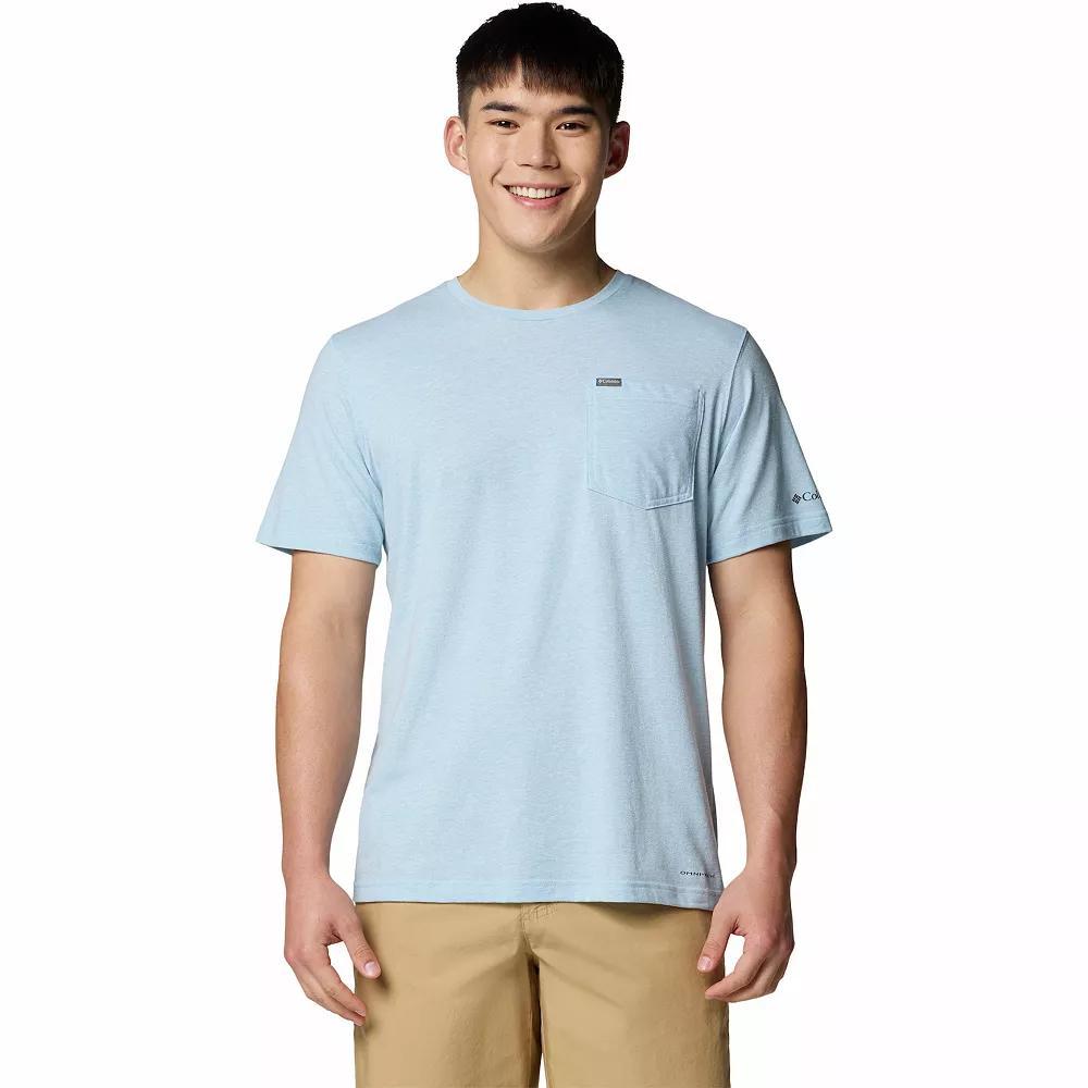 Men's Columbia Thistletown Hills™ Pocket Tee, Size: Small, Safari Grey Product Image