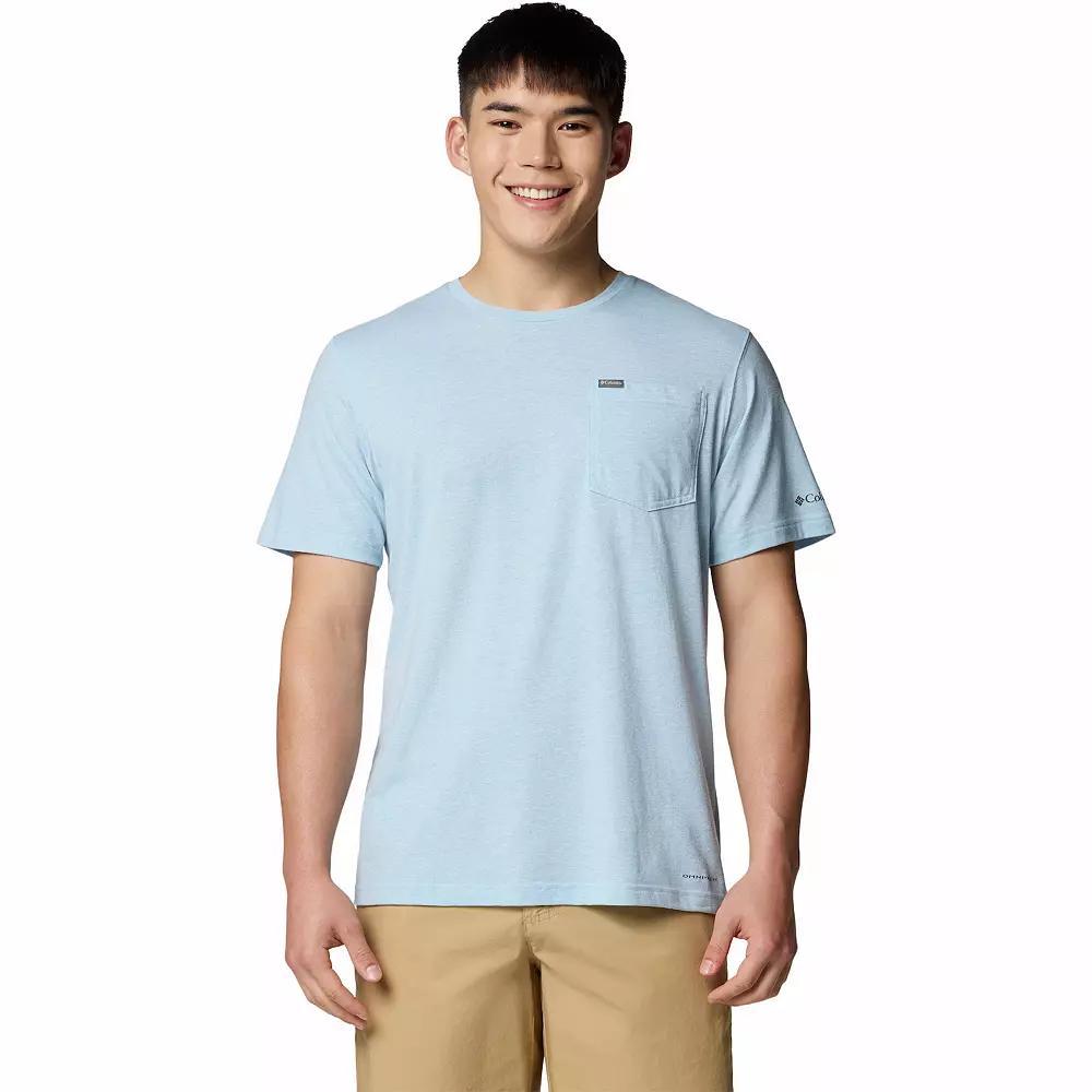 Men's Columbia Thistletown Hills™ Pocket Tee, Size: Small, Safari Grey Product Image