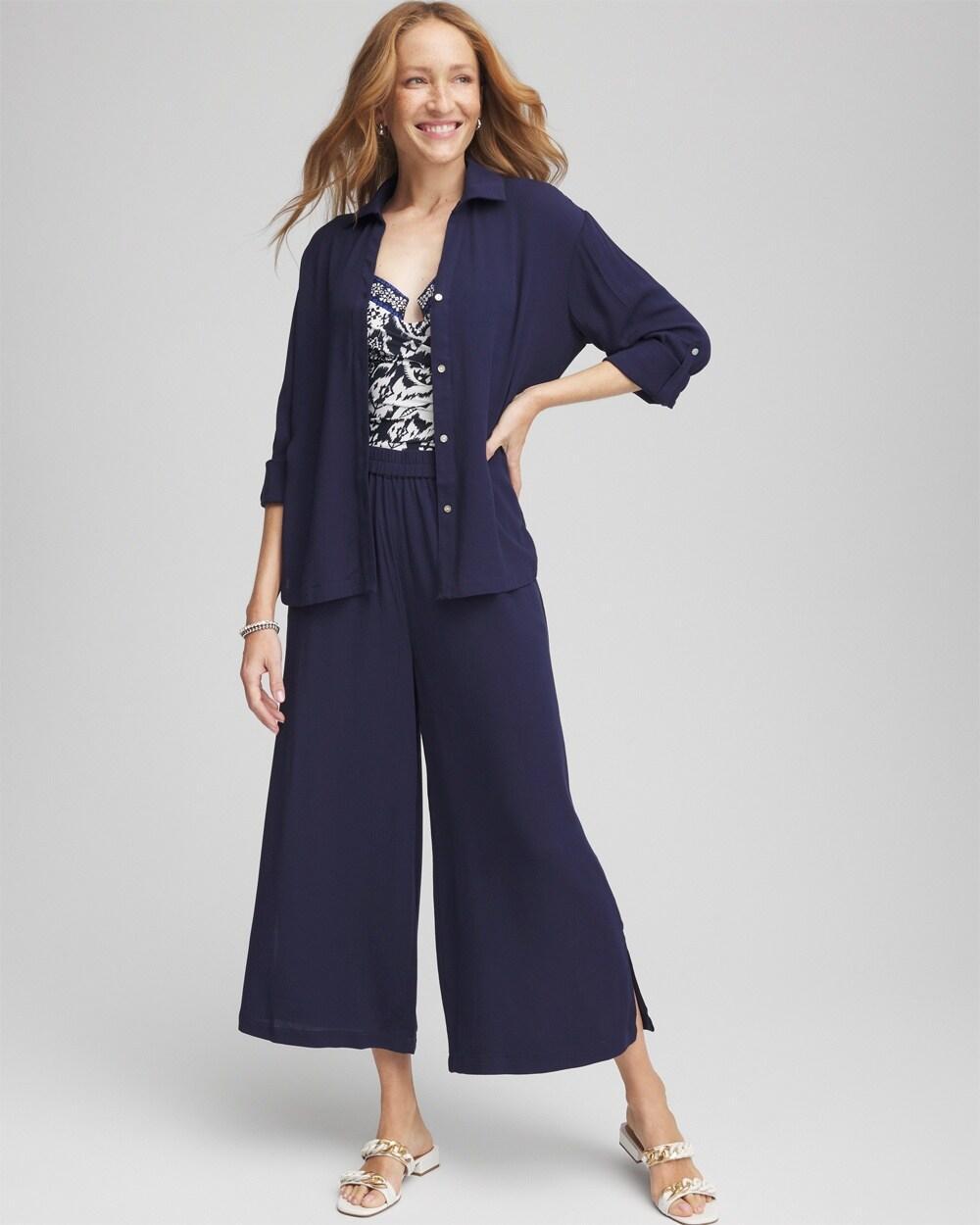 Chico's Beach Swimsuit Cover-Up Set Product Image