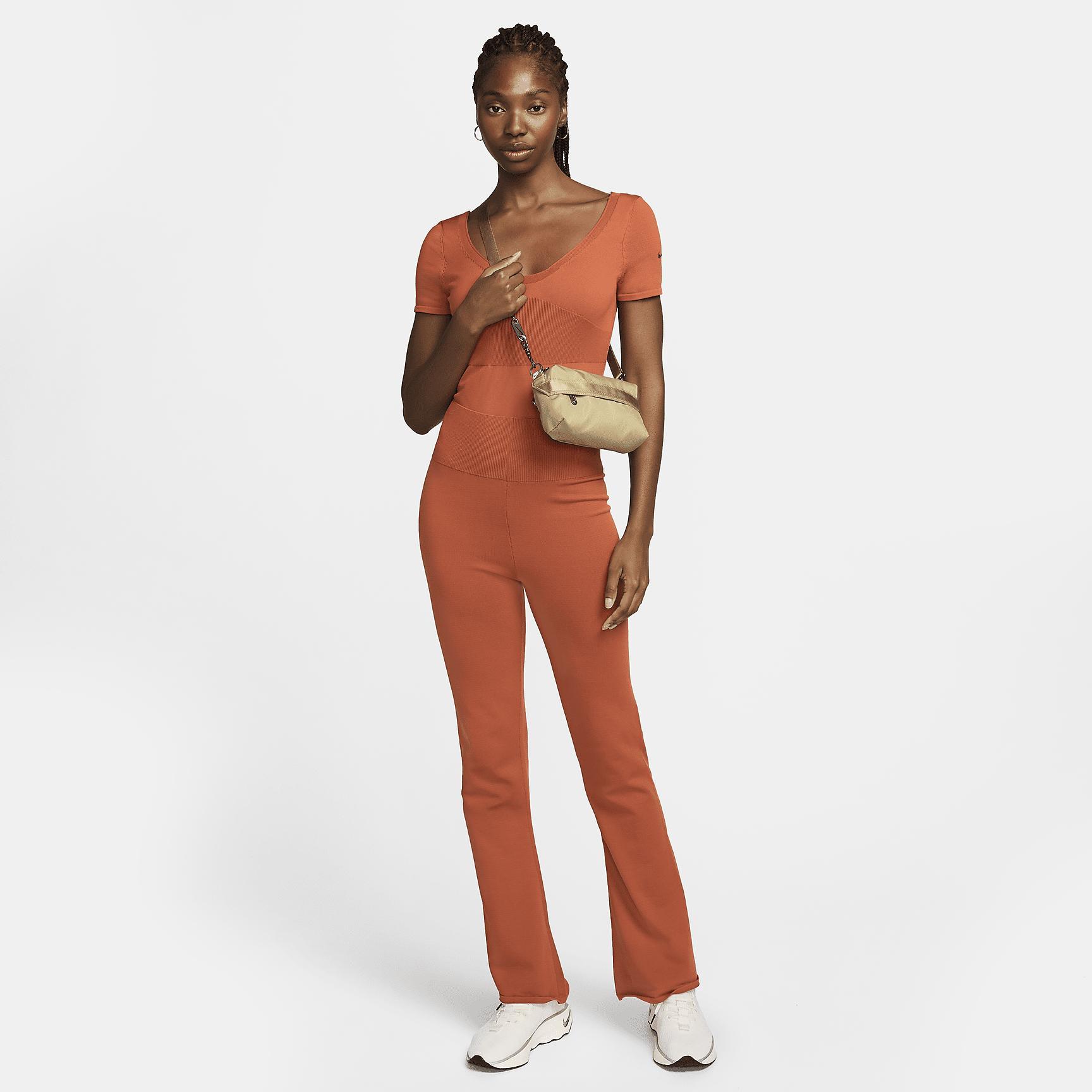 Nike Sportswear Chill Knit Women's Tight Sweater Short-Sleeve Bodysuit Product Image