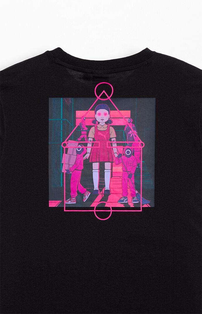 x Squid Game Black T-Shirt Product Image