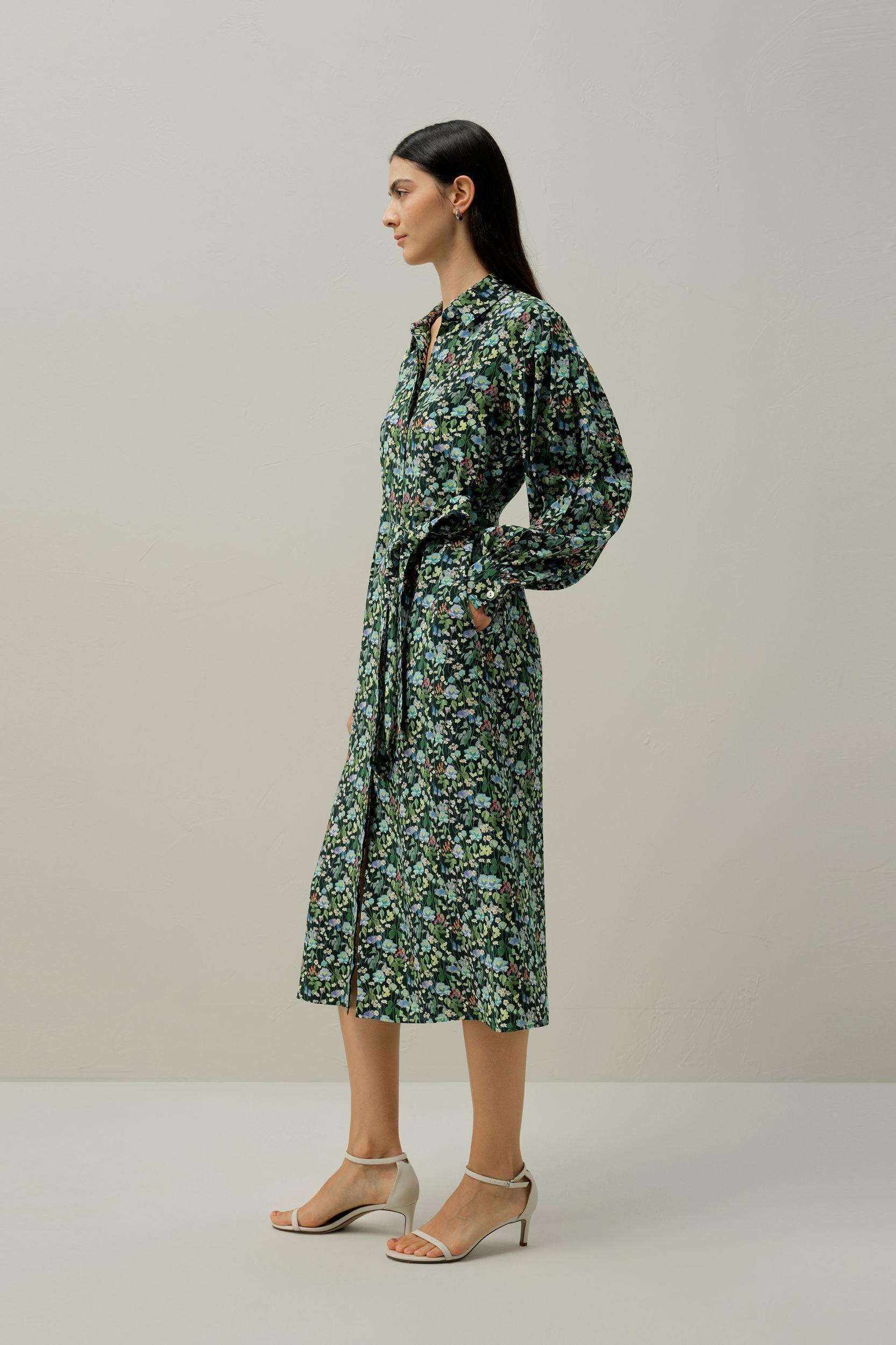 Fairytale Forest Midi-length Shirtdress - Made With Liberty Fabric Product Image