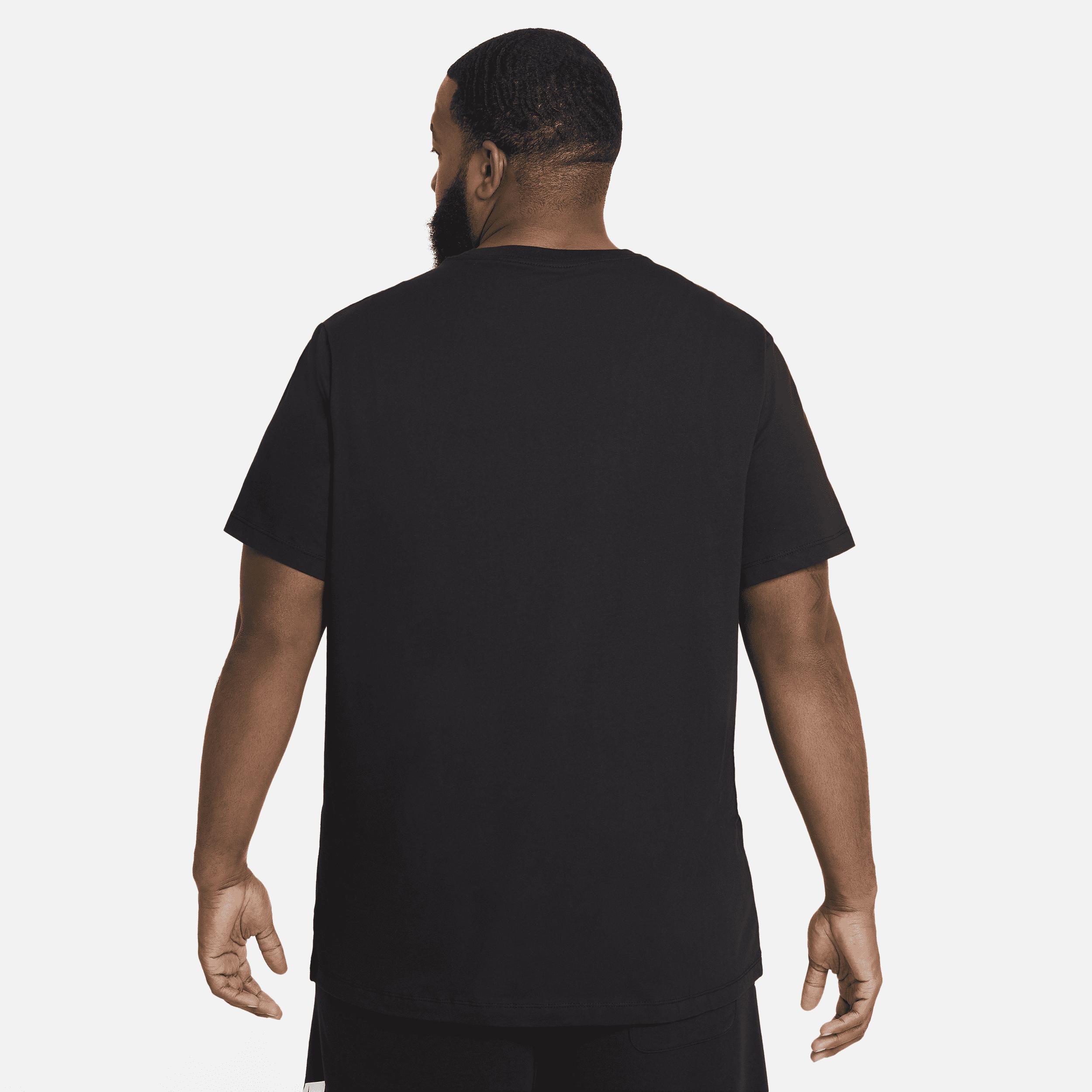 Men's Nike "Just Do It" Logo Tee, Size: Small, Black White Product Image