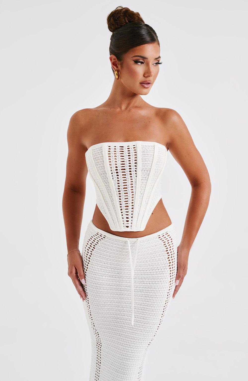 Carly Corset - White Product Image