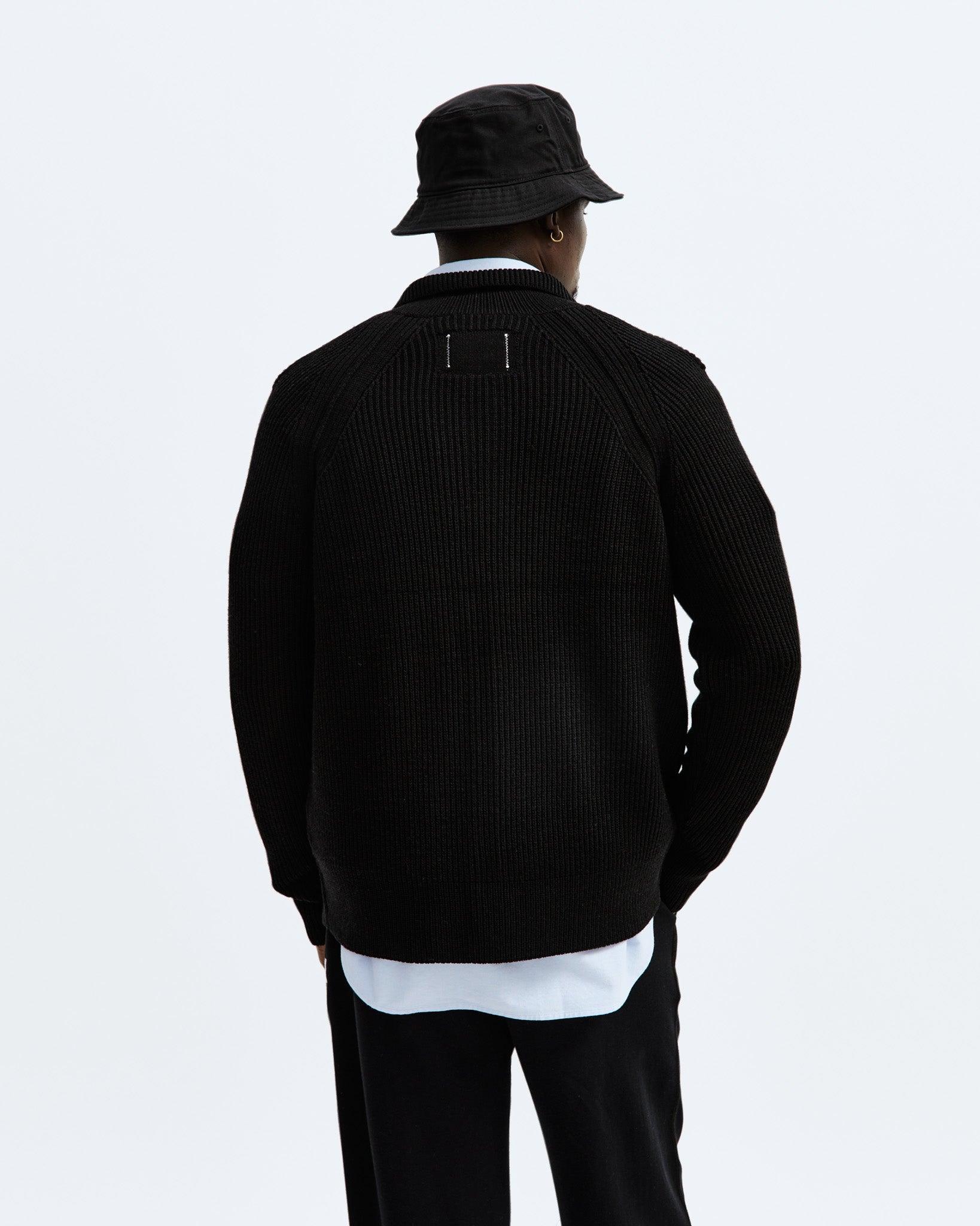 Heavyweight Merino Vinnie Track Jacket - Vault Male Product Image