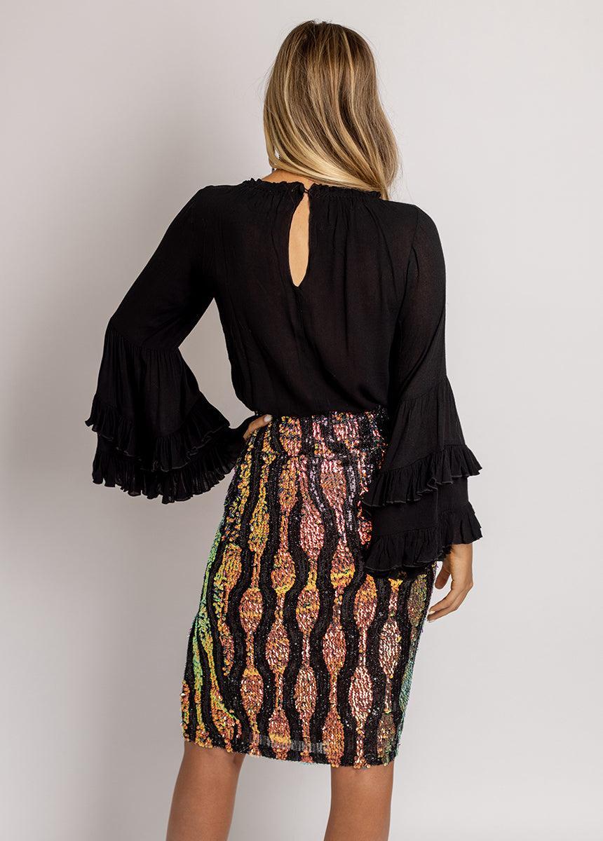 Lunah Skirt in Oil Slick Female Product Image