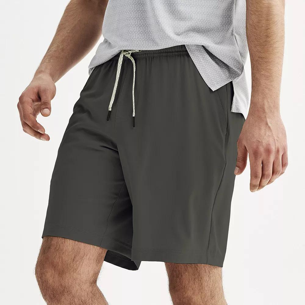 Men's FLX Core Dynamic 9-Inch Stretch Lined Shorts, Size: Small, Mineral Black Product Image