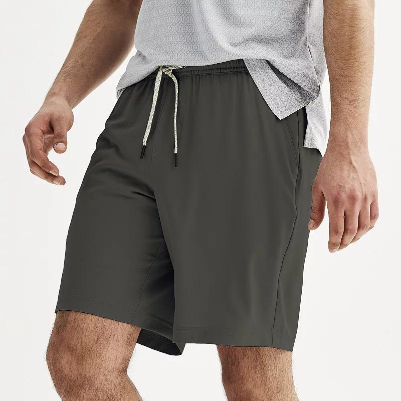 Men's FLX Core Dynamic 9-Inch Stretch Lined Shorts, Size: Small, Mineral Black Product Image