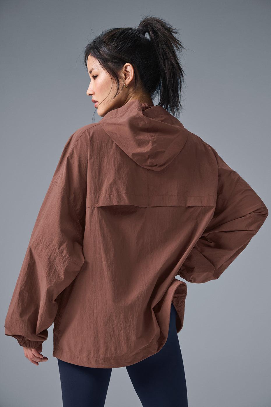 Vantage Nylon Ripstop Track Jacket - Chestnut Product Image