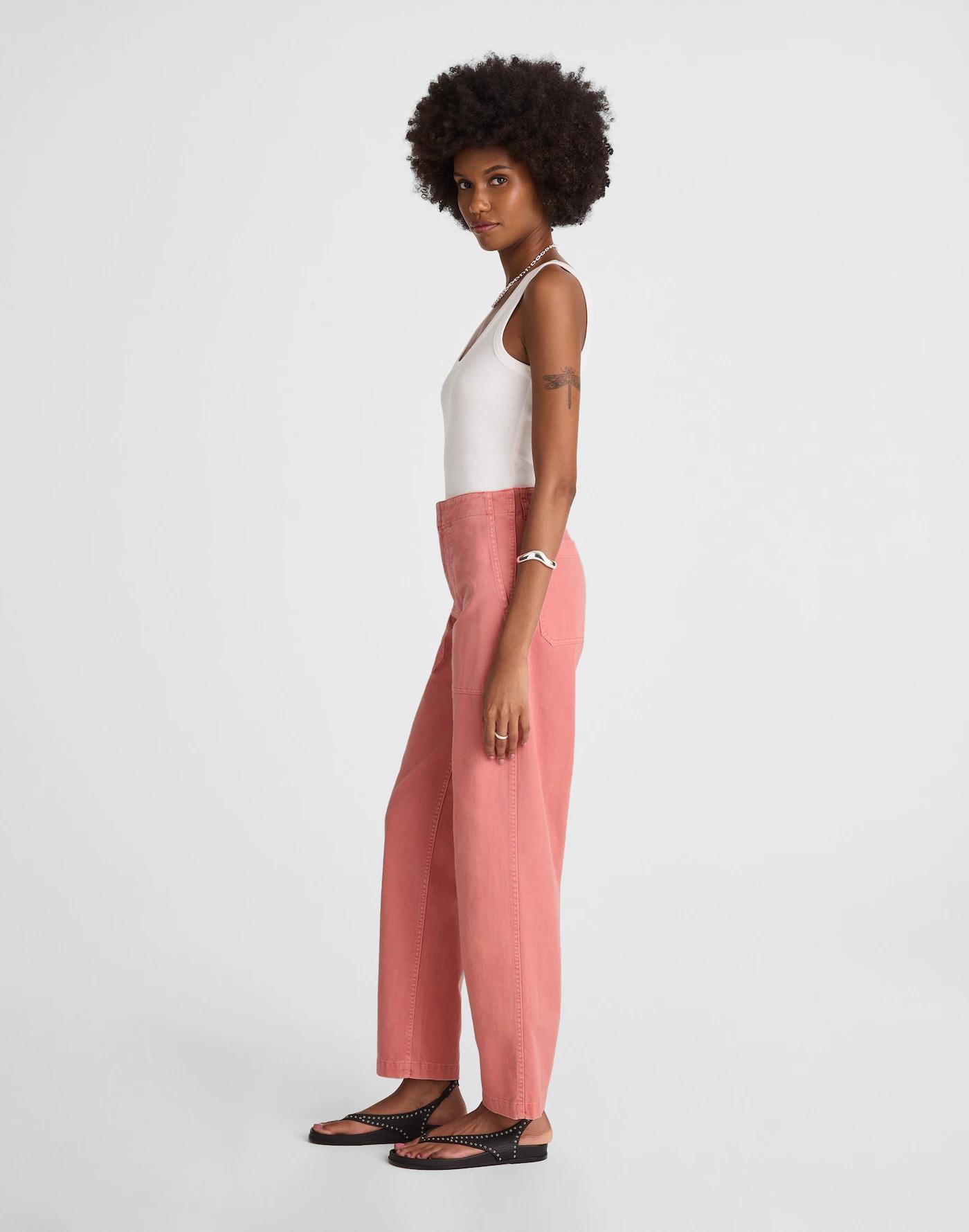 Petite Tapered-Leg Utility Pants Product Image