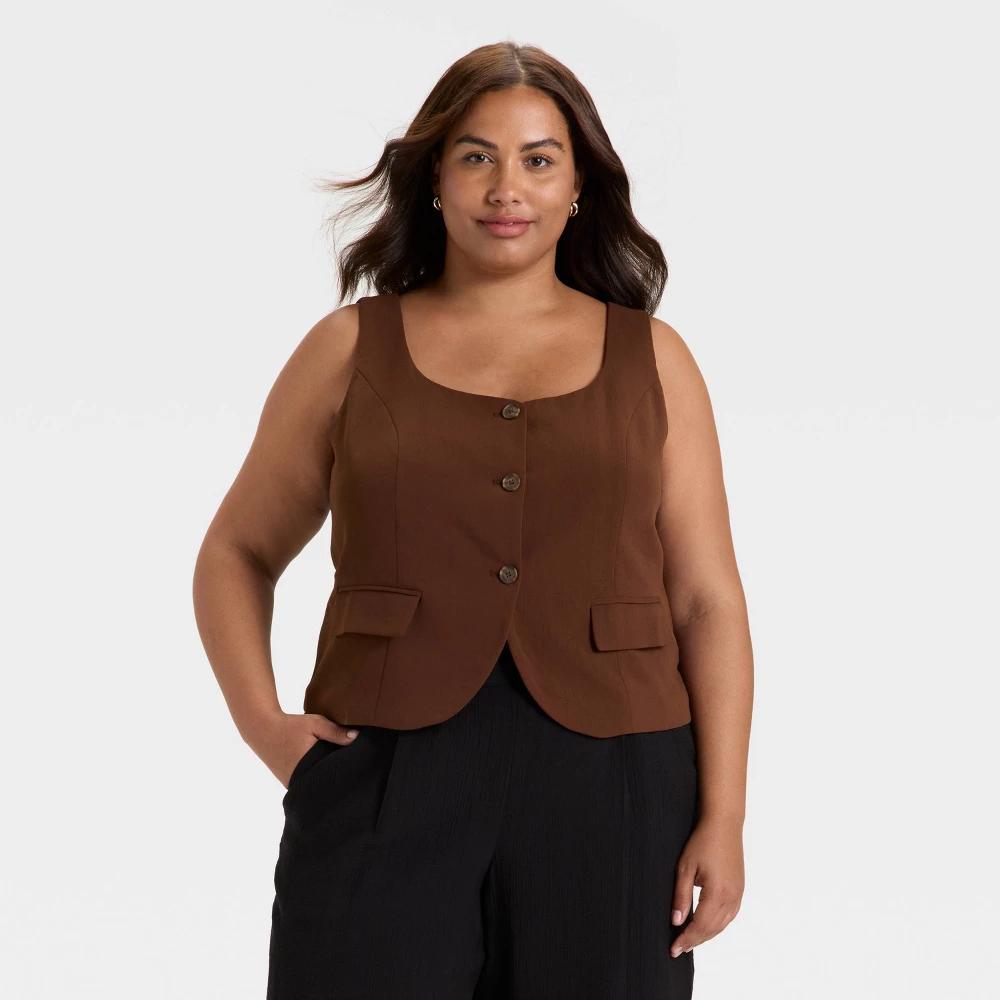 Women's Scoop Vest - A New Day™ Product Image