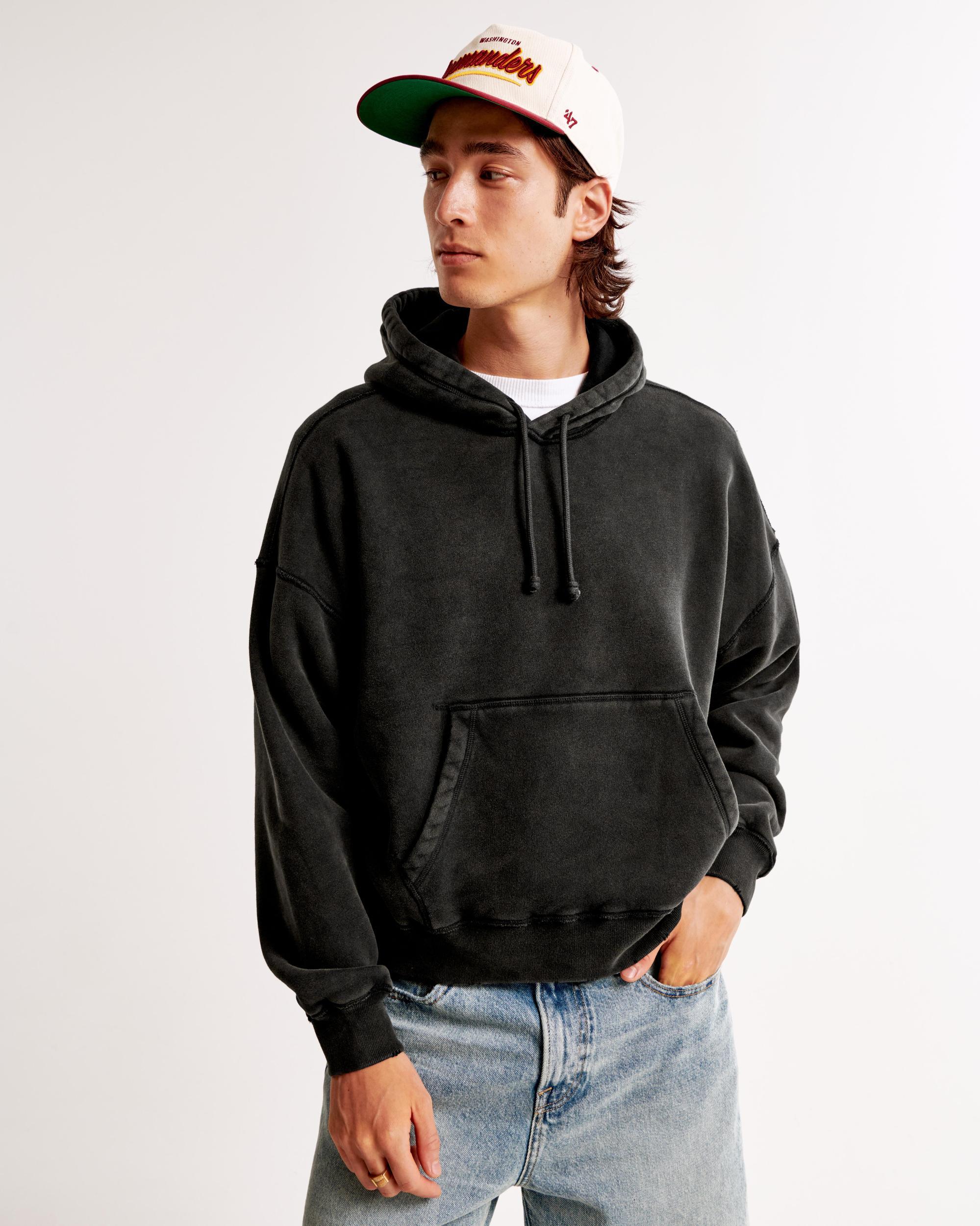 Essential Cropped Popover Hoodie Product Image