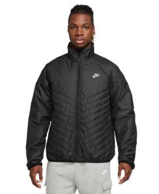 Nike Mens Nike Thermore Fill Midweight Puffer Jacket - Mens Black/White Product Image