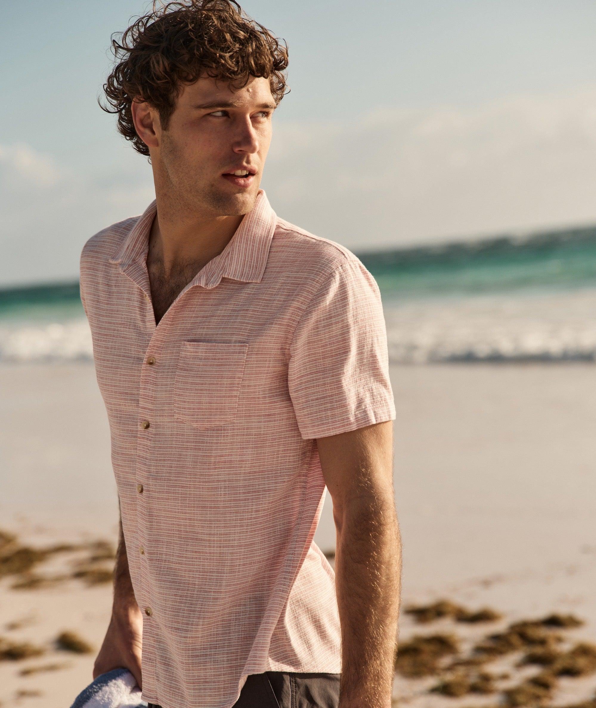 Stretch Selvage Short Sleeve Shirt Product Image