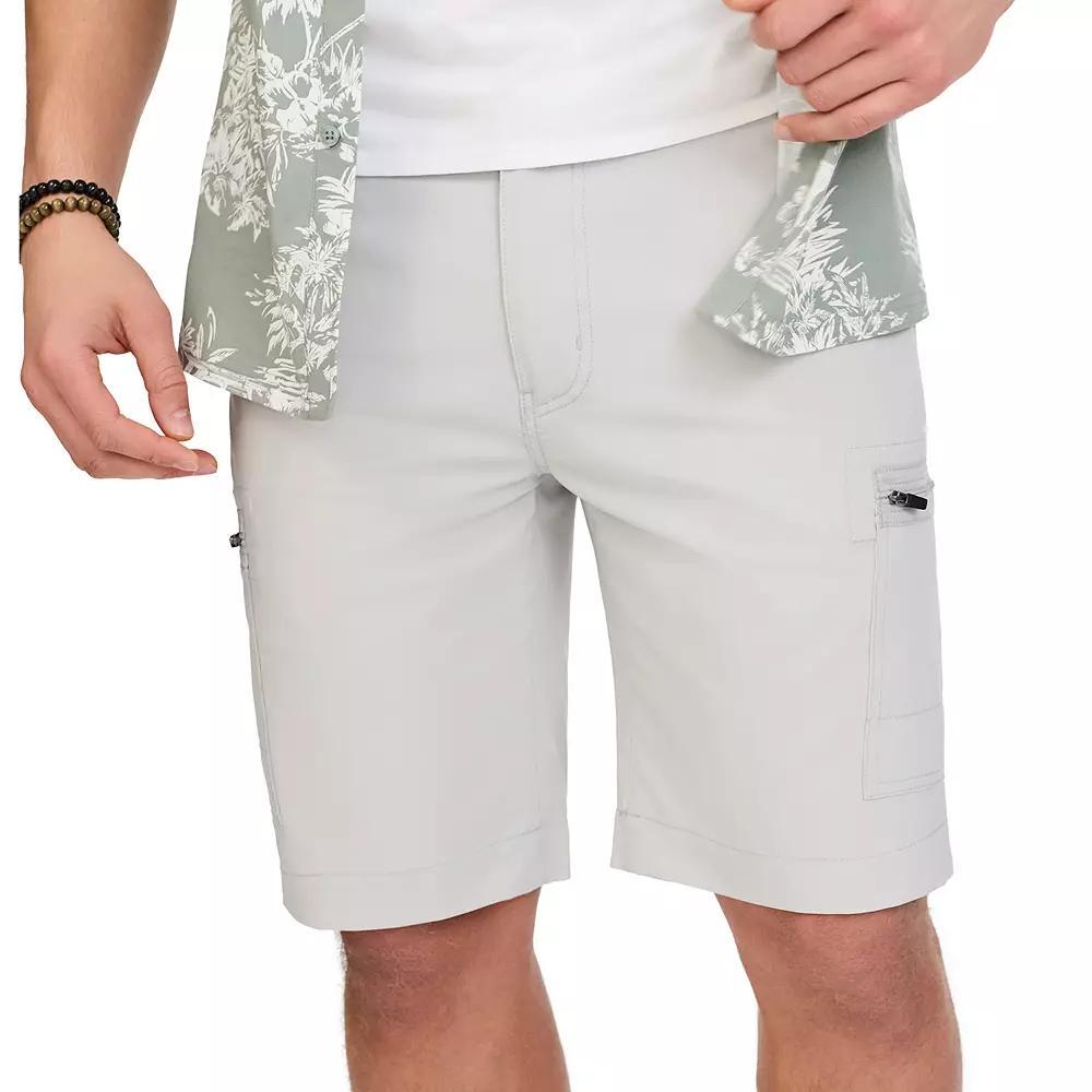 Men's WEARFIRST Seaside 10" Cargo Shorts, Size: 34, Grey Chino Product Image