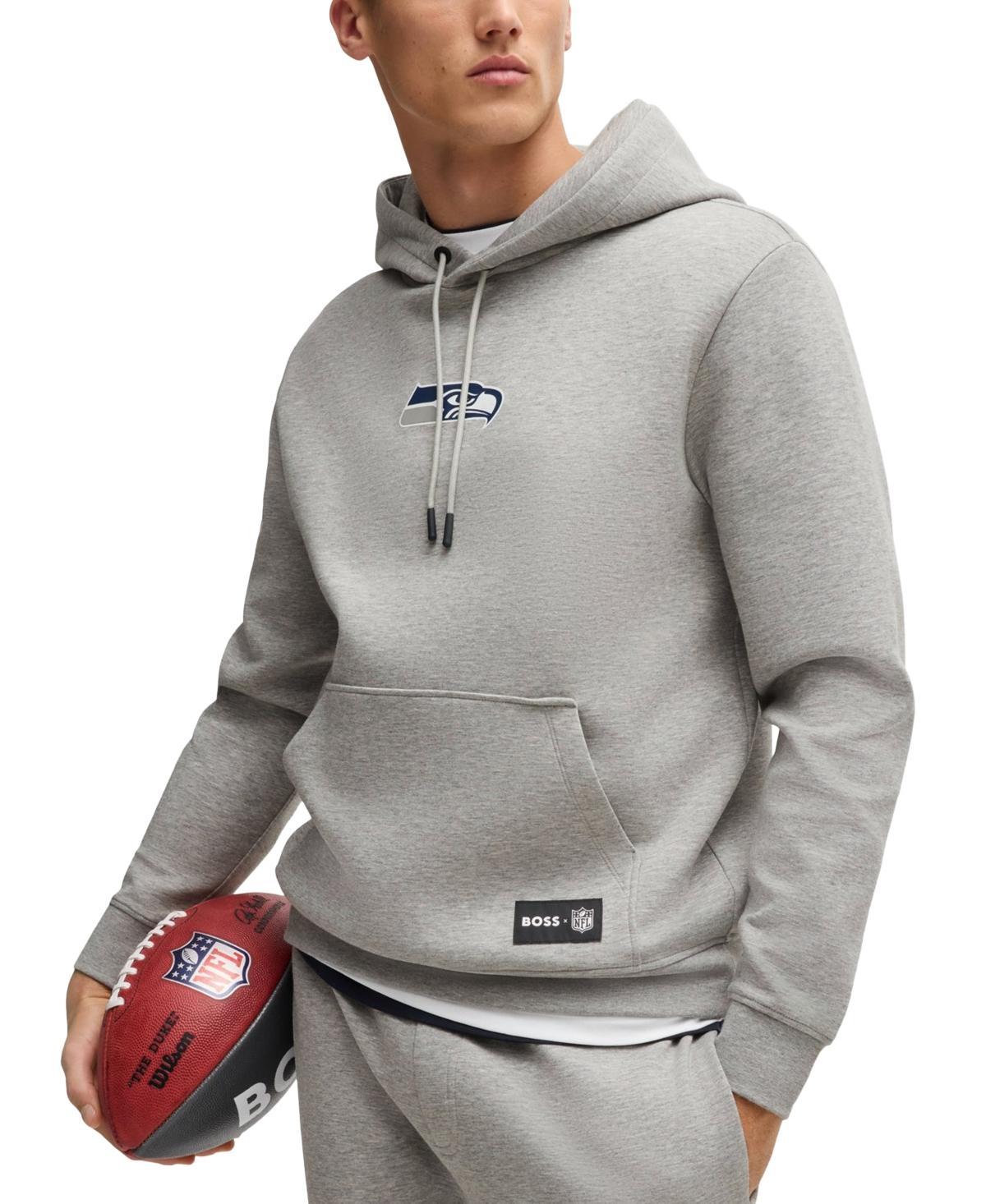 Unisex Hugo Boss Heather Gray Los Angeles Rams Woodson Tri-Blend Hoodie, Adult Unisex, Size: XL, Grey Product Image