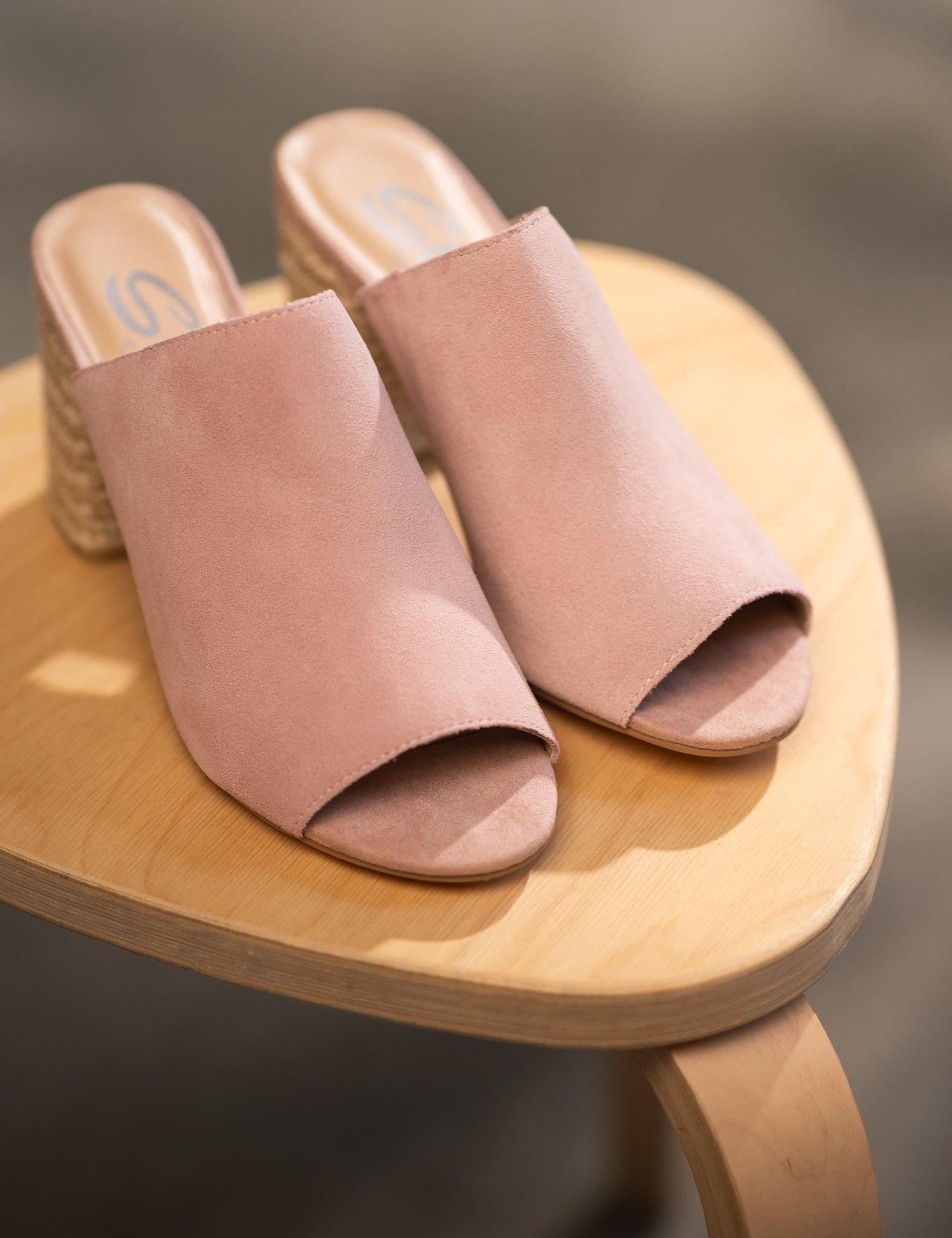 Helena Heeled Sandal in Ice Suede (Online Exclusive) Product Image