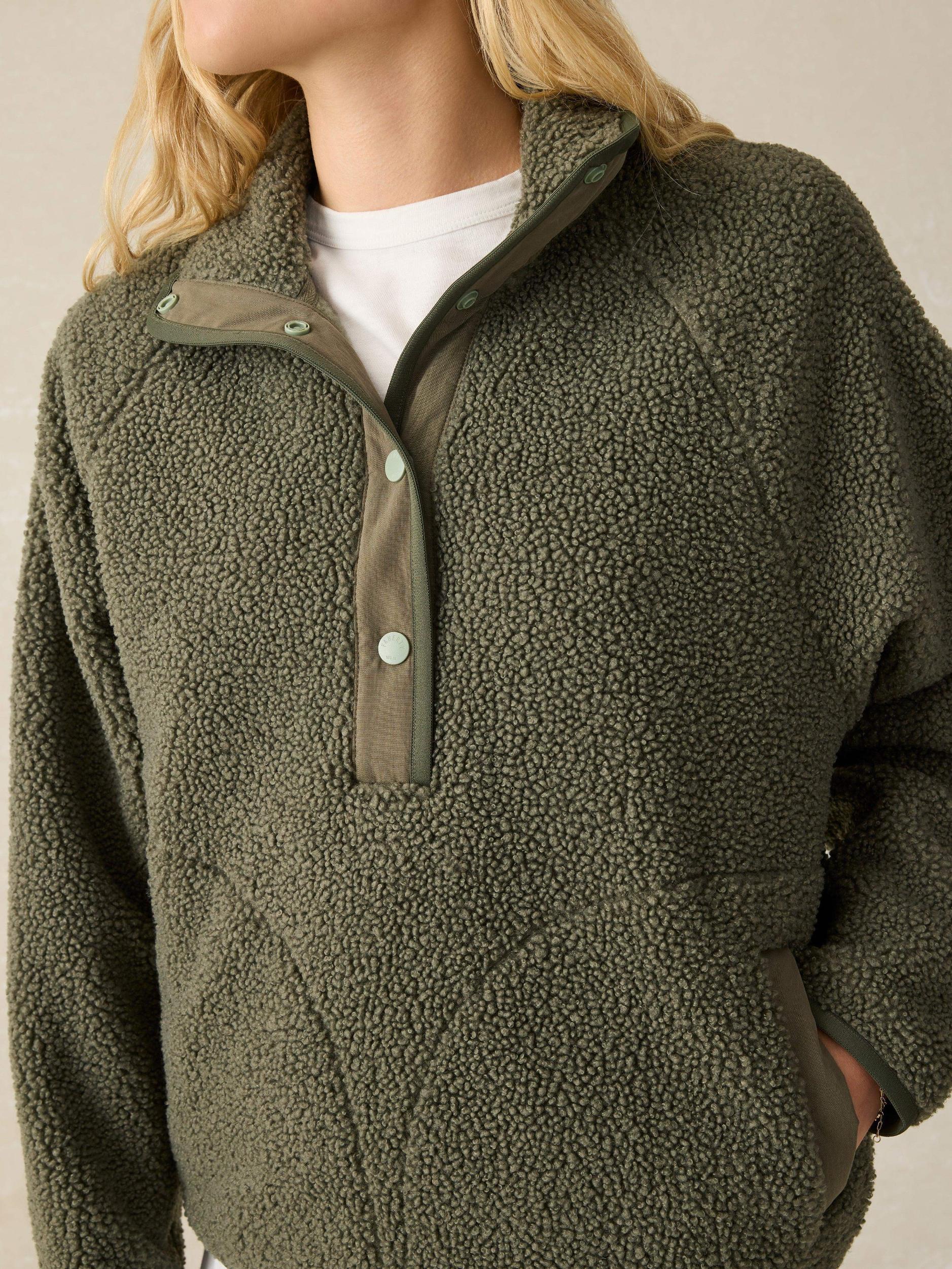 Fireside Fleece Popover - Beetle Female Product Image