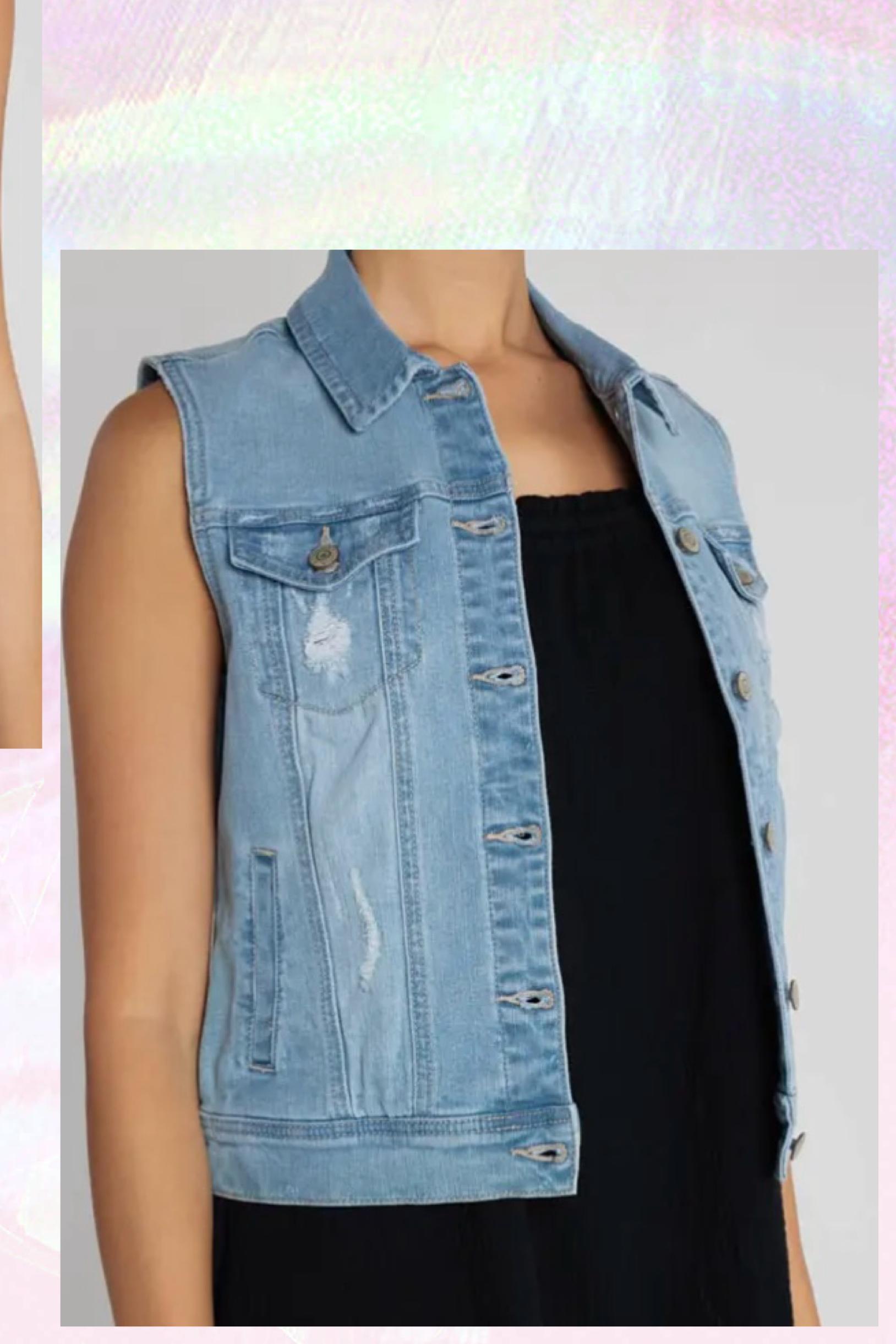 Denim Vest Product Image