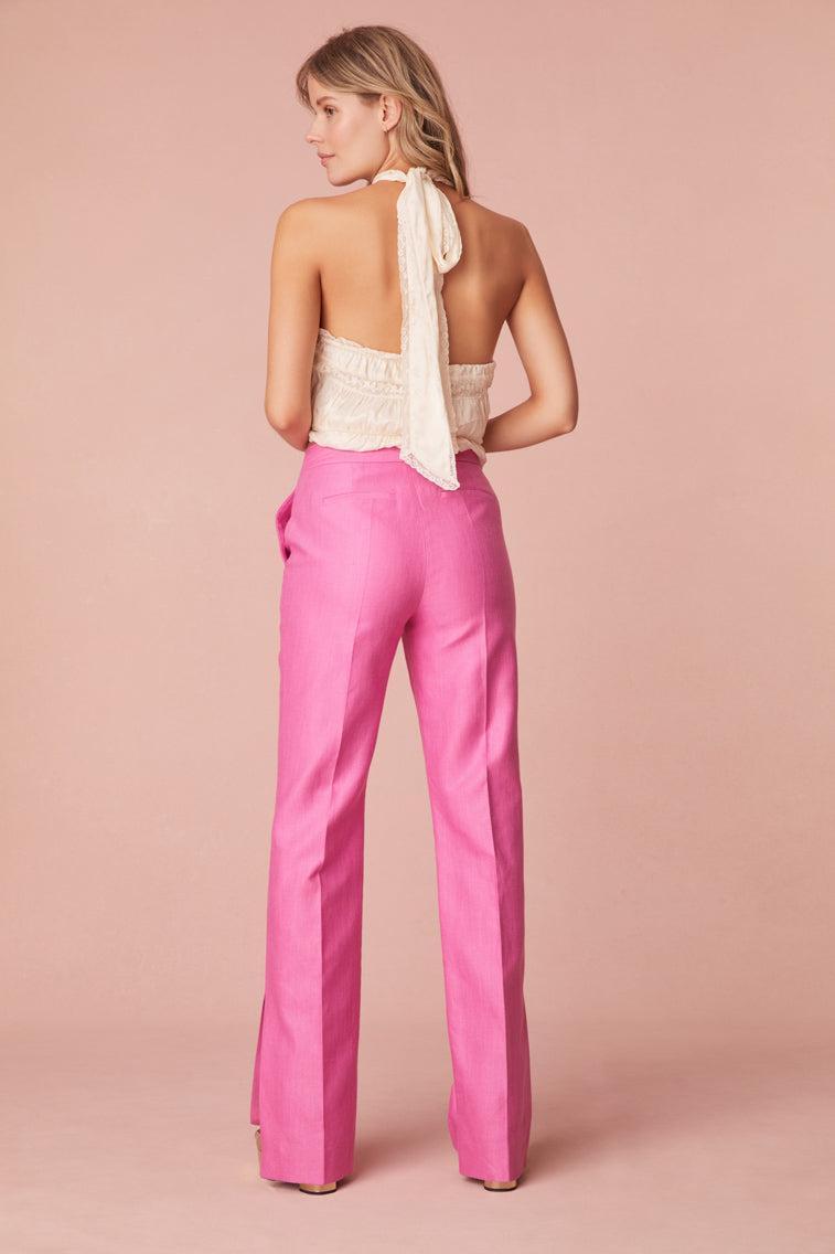 Poppet Straight Leg Tailored Pants Product Image
