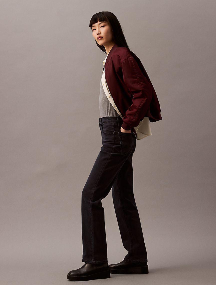 Ultra High Rise Straight Fit Jeans Product Image