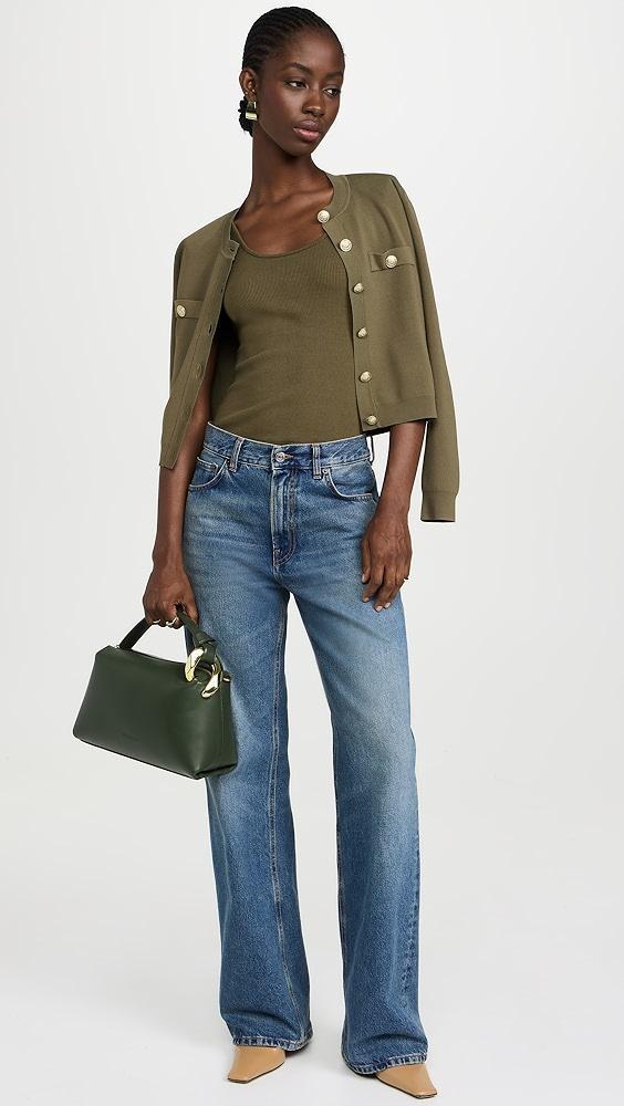 L'AGENCE Adira Scoop Neck Tank | Shopbop Product Image