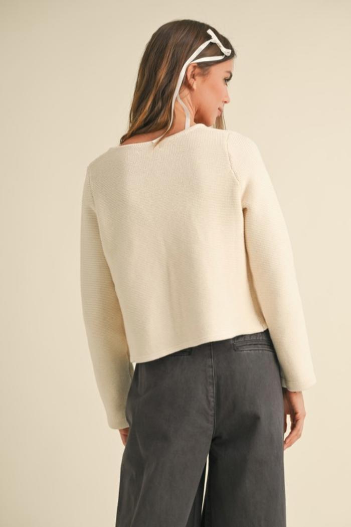 Tie Front Cardigan Product Image