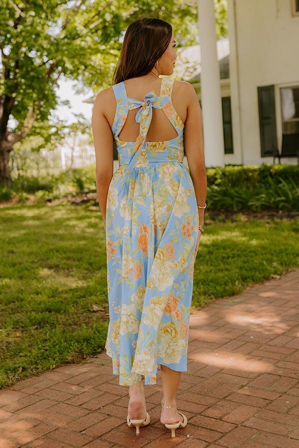 Rose Parade Floral Midi Dress Product Image