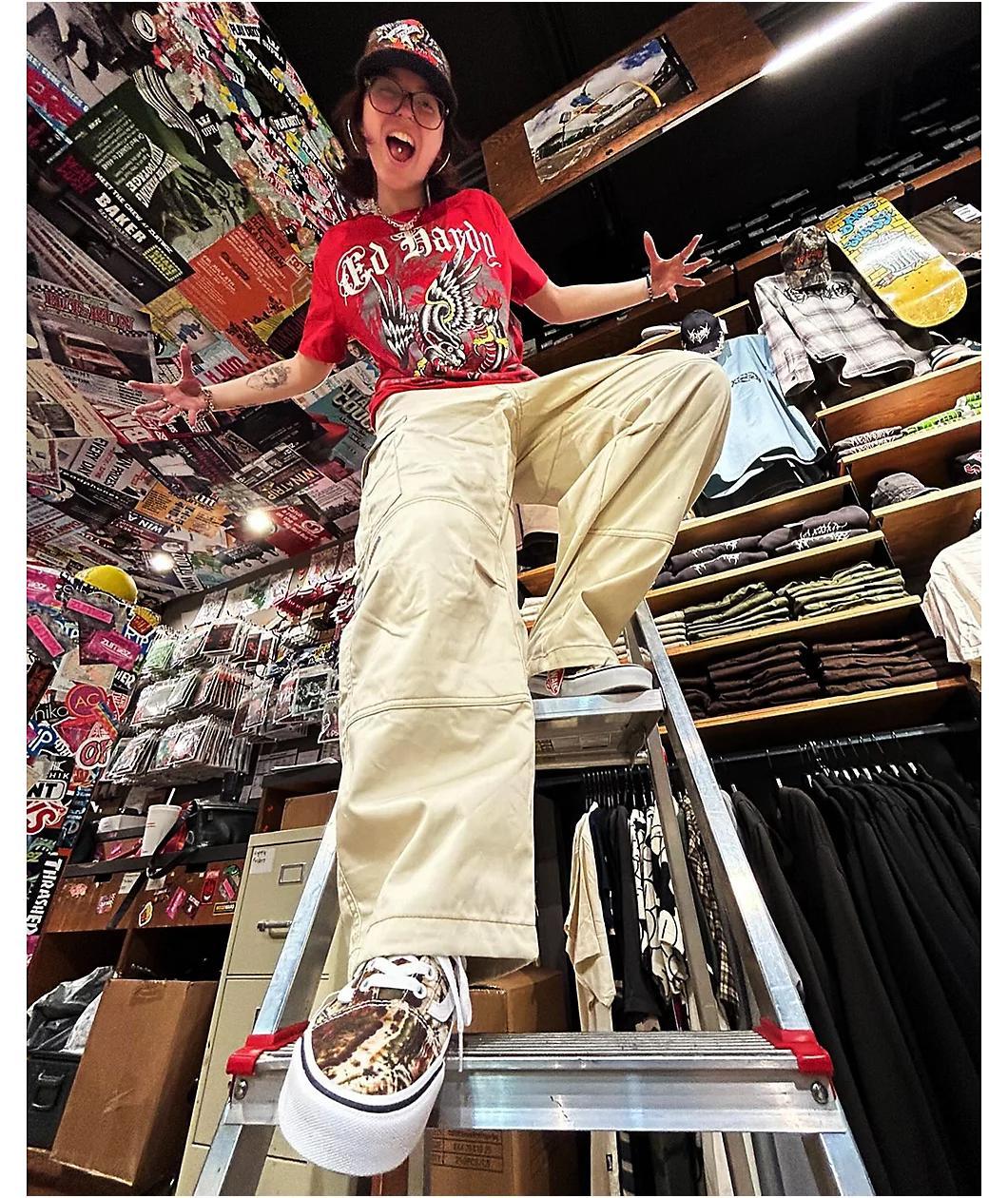 Empyre Silver Birch Khaki Cargo Skate Pants Product Image
