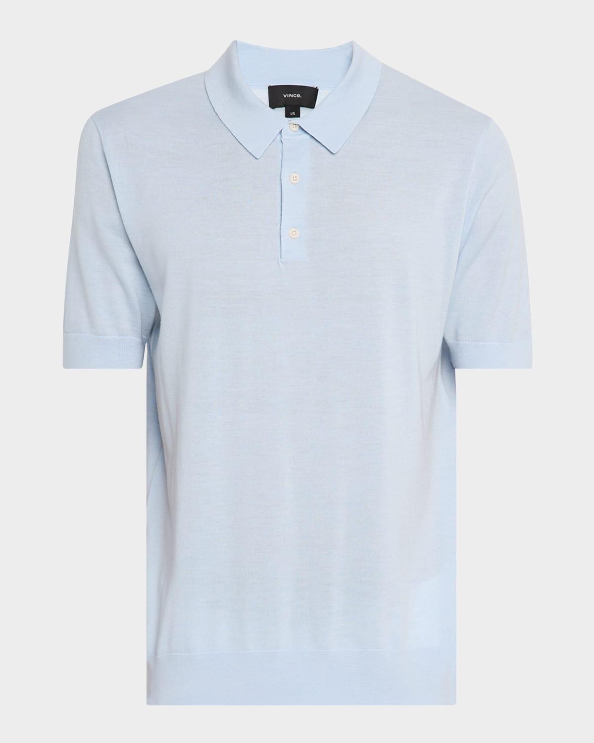 Mens Wool-Cashmere Polo Shirt Product Image