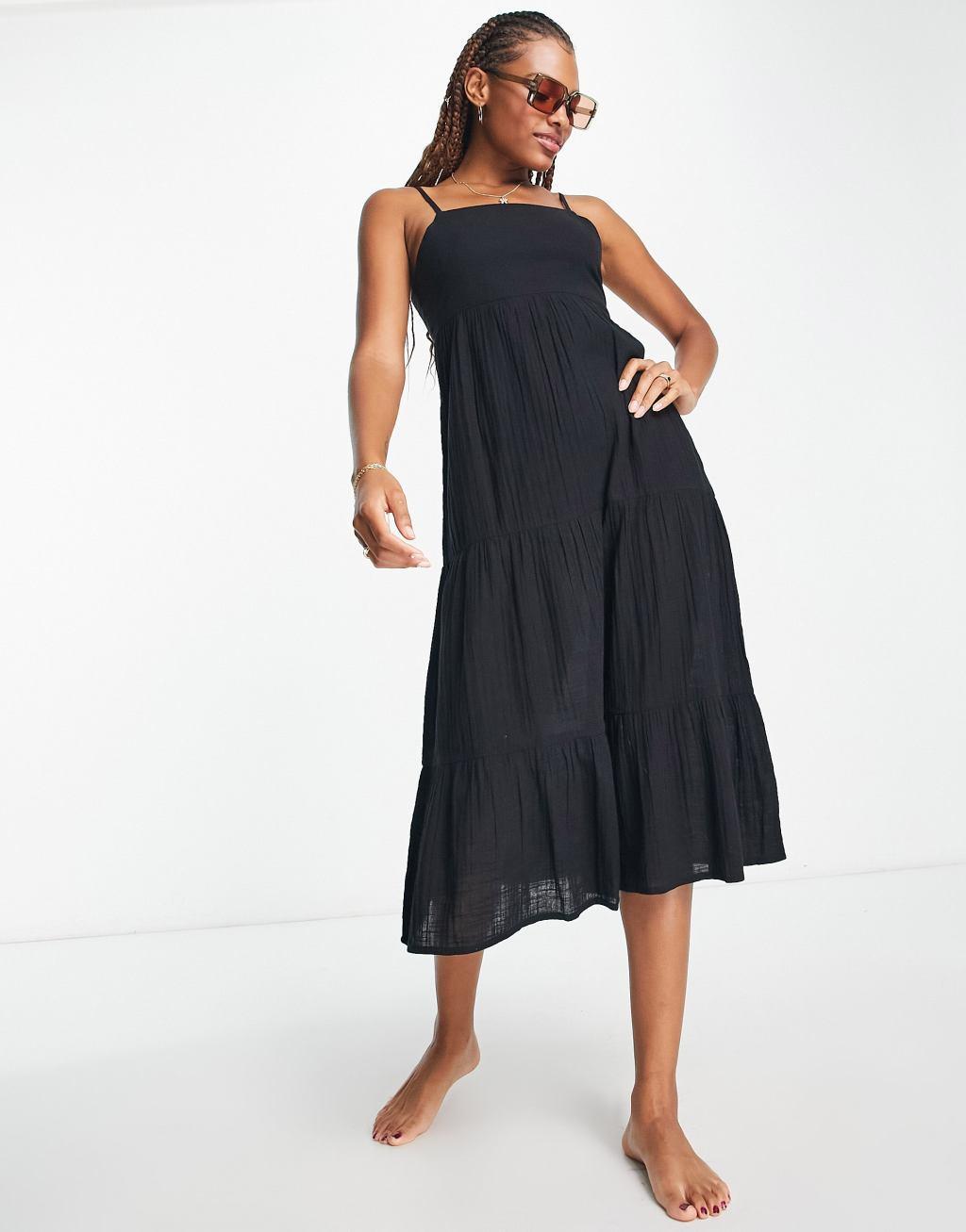 Iisla & Bird tiered maxi beach summer dress Product Image