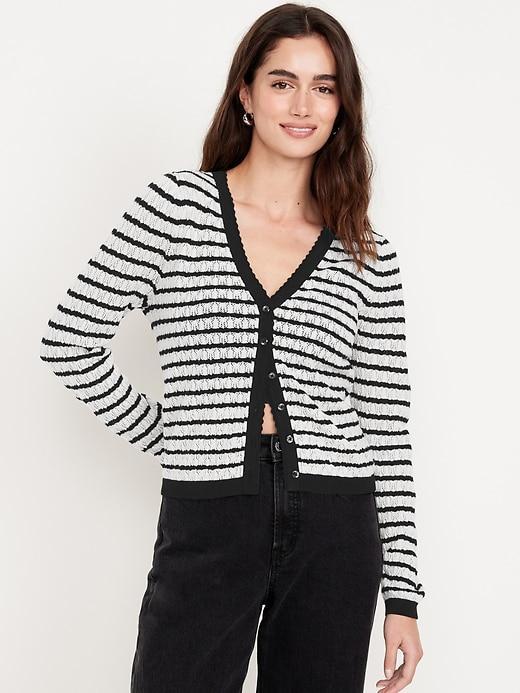 SoSoft Lite Pointelle Cardigan Product Image