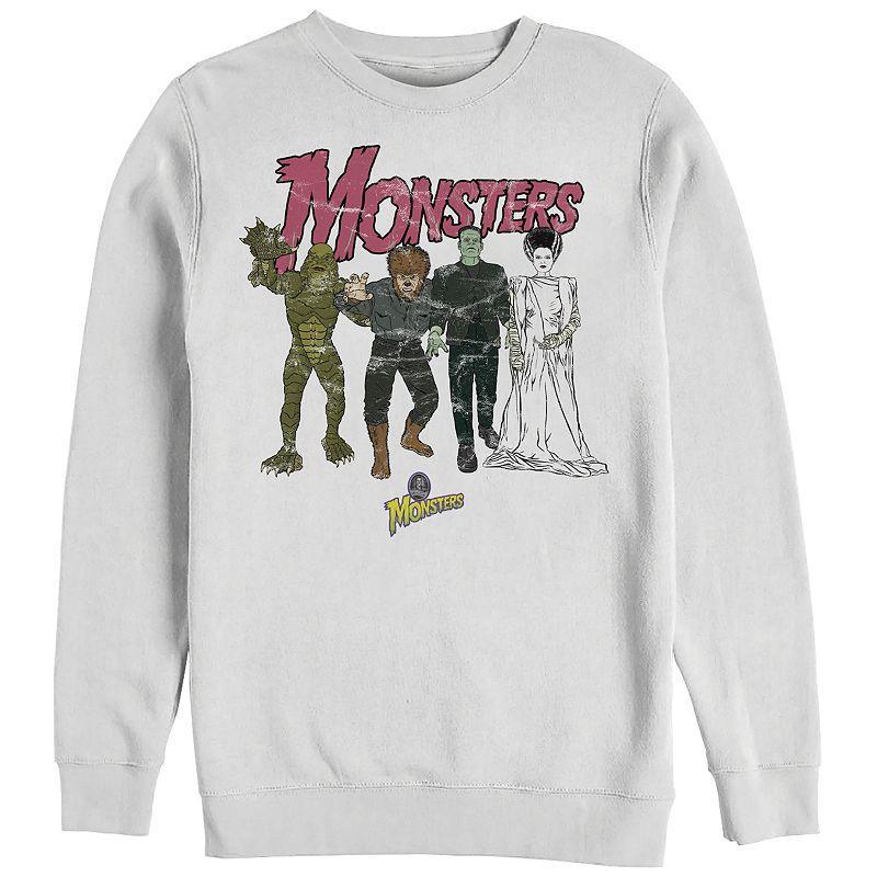 Men's Monsters Update Graphic Fleece, Size: XXL, White Product Image