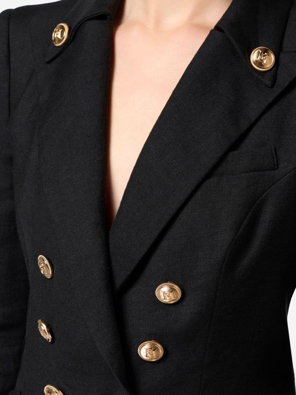 button-detail blazer Product Image